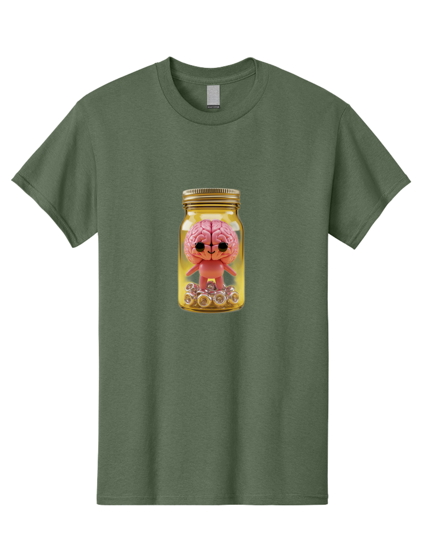 Brain-Figurine-In-Jar Men'S Graphic Tee, 100% Cotton, Comfortable Casual Summer Wear, Machine Washable, Vintage Camera, Old Camera, Antique Camera, Black Camera, Classic Photography, Photography Equipment, Nostalgic Device, Film Camera, Bal864