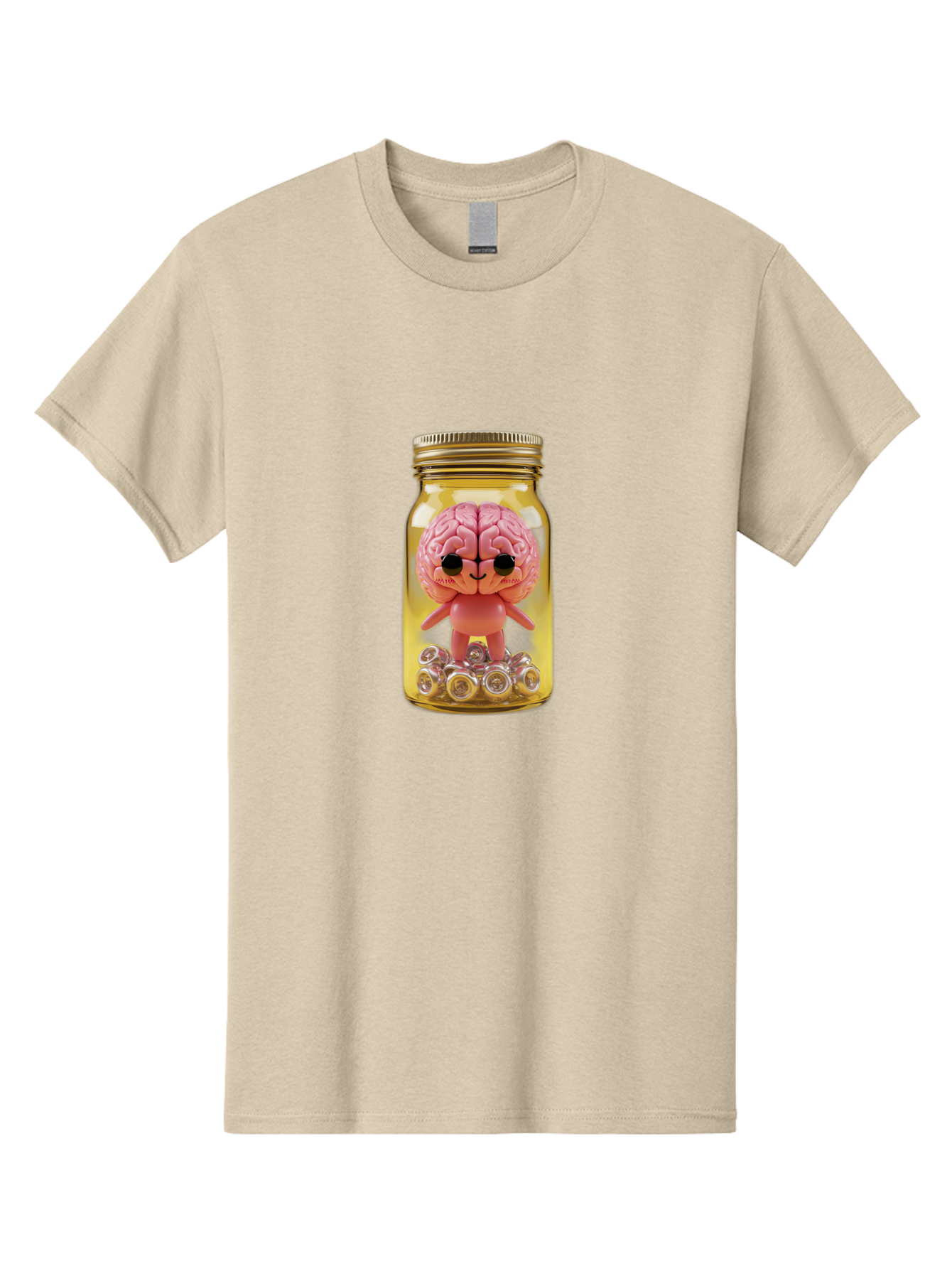 Brain-Figurine-In-Jar Men'S Graphic Tee, 100% Cotton, Comfortable Casual Summer Wear, Machine Washable, Vintage Camera, Old Camera, Antique Camera, Black Camera, Classic Photography, Photography Equipment, Nostalgic Device, Film Camera, Bal864