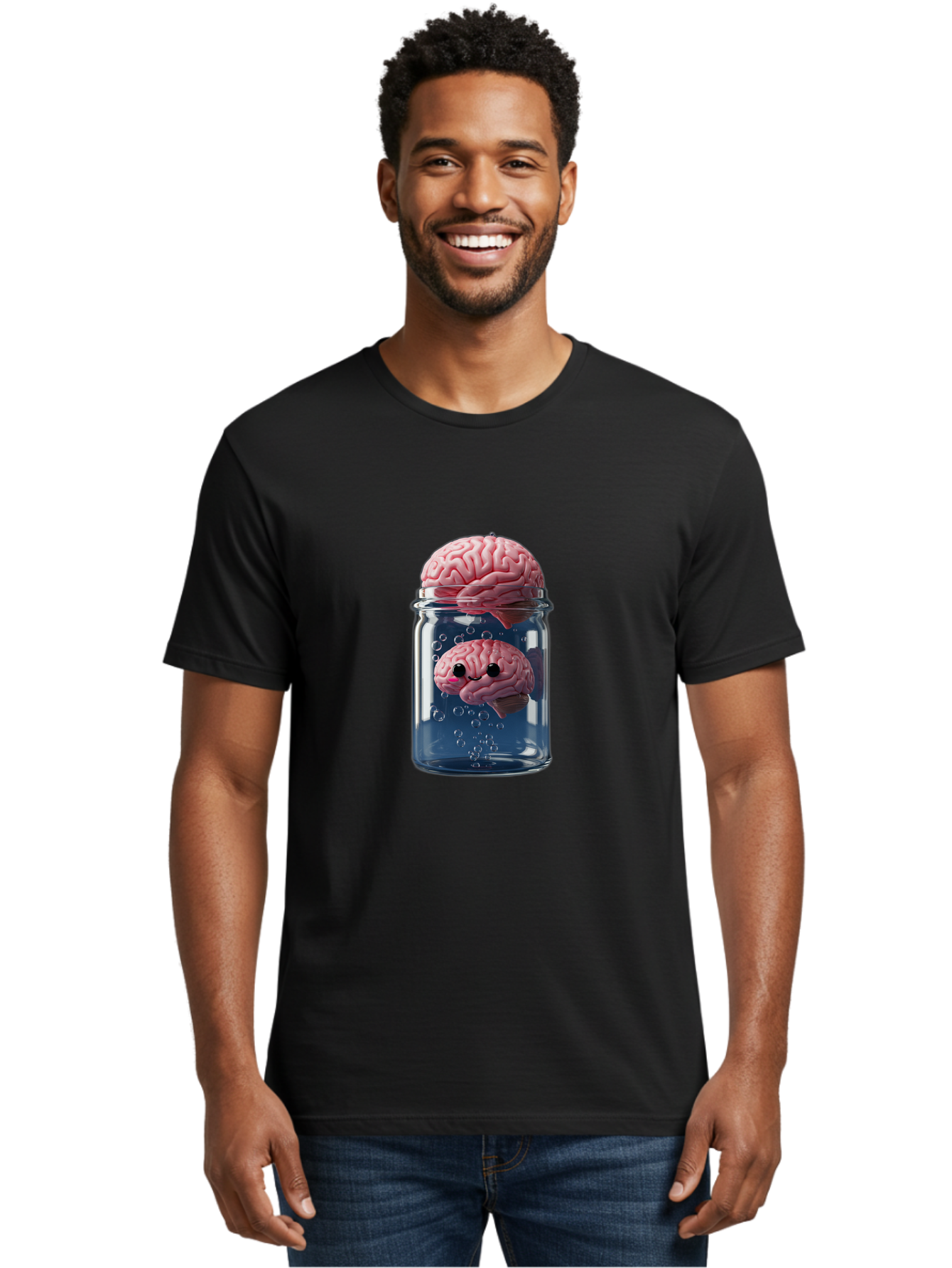 Brain-In-A-Jar-1 Men'S Graphic Tee, 100% Cotton, Comfortable Casual Summer Wear, Machine Washable, Vintage Camera, Old Camera, Antique Camera, Black Camera, Classic Photography, Photography Equipment, Nostalgic Device, Film Camera, Camera Art Bal867
