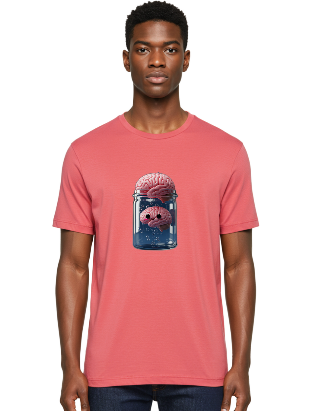 Brain-In-A-Jar-1 Men'S Graphic Tee, 100% Cotton, Comfortable Casual Summer Wear, Machine Washable, Vintage Camera, Old Camera, Antique Camera, Black Camera, Classic Photography, Photography Equipment, Nostalgic Device, Film Camera, Camera Art Bal867