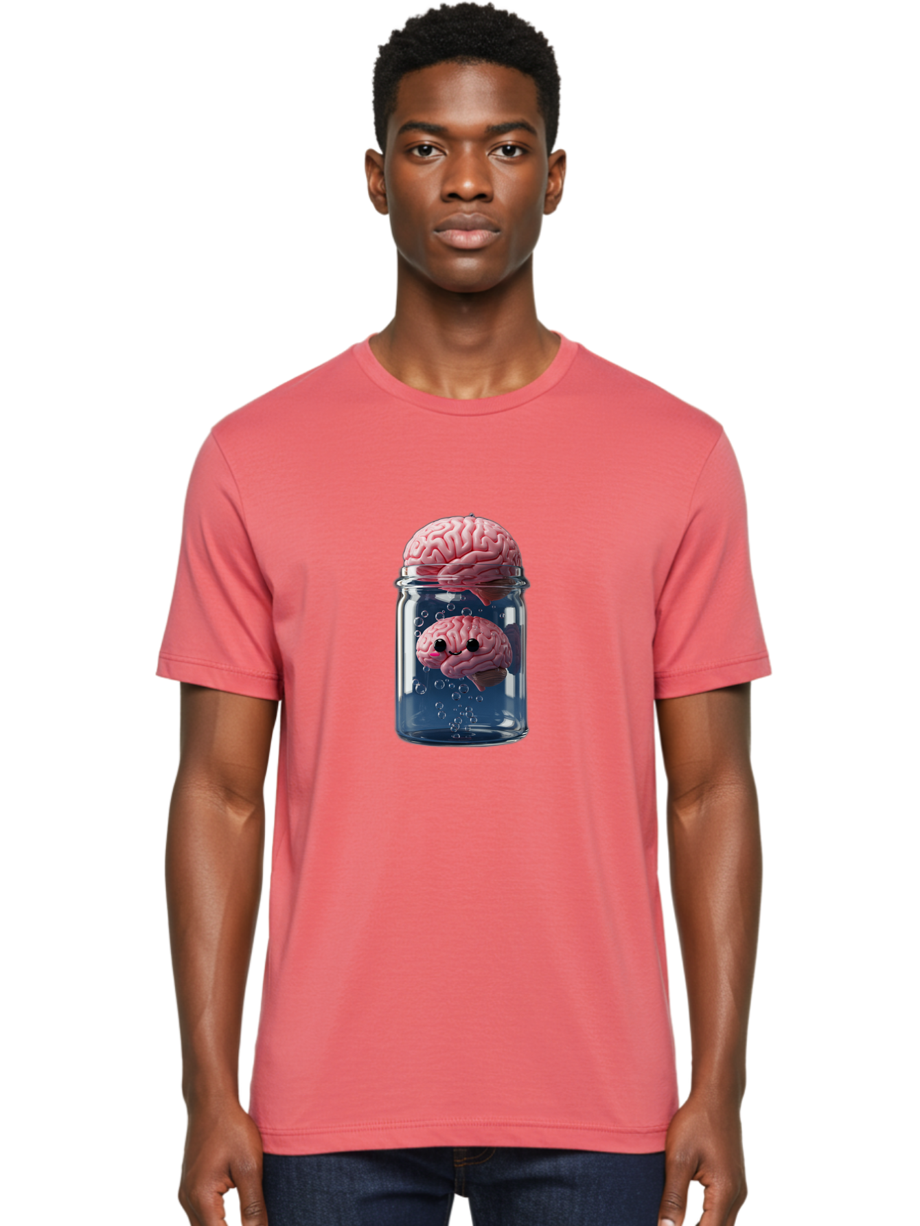 Brain-In-A-Jar-1 Men'S Graphic Tee, 100% Cotton, Comfortable Casual Summer Wear, Machine Washable, Vintage Camera, Old Camera, Antique Camera, Black Camera, Classic Photography, Photography Equipment, Nostalgic Device, Film Camera, Camera Art Bal867