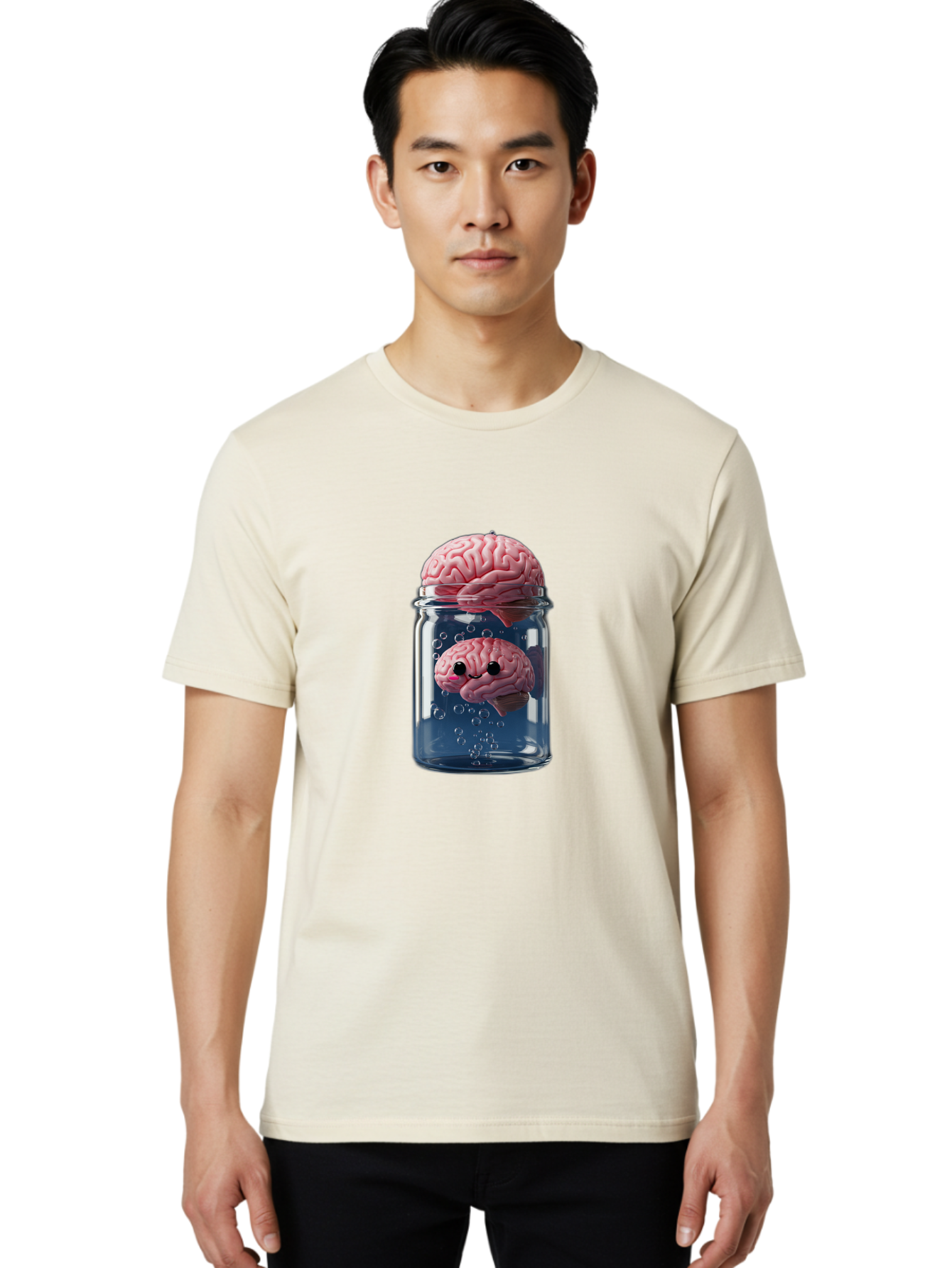 Brain-In-A-Jar-1 Men'S Graphic Tee, 100% Cotton, Comfortable Casual Summer Wear, Machine Washable, Vintage Camera, Old Camera, Antique Camera, Black Camera, Classic Photography, Photography Equipment, Nostalgic Device, Film Camera, Camera Art Bal867