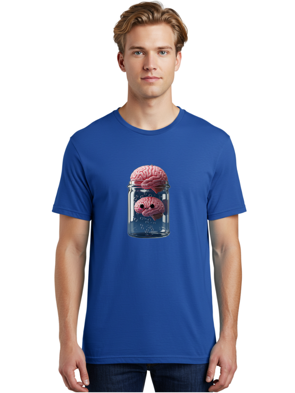 Brain-In-A-Jar-1 Men'S Graphic Tee, 100% Cotton, Comfortable Casual Summer Wear, Machine Washable, Vintage Camera, Old Camera, Antique Camera, Black Camera, Classic Photography, Photography Equipment, Nostalgic Device, Film Camera, Camera Art Bal867