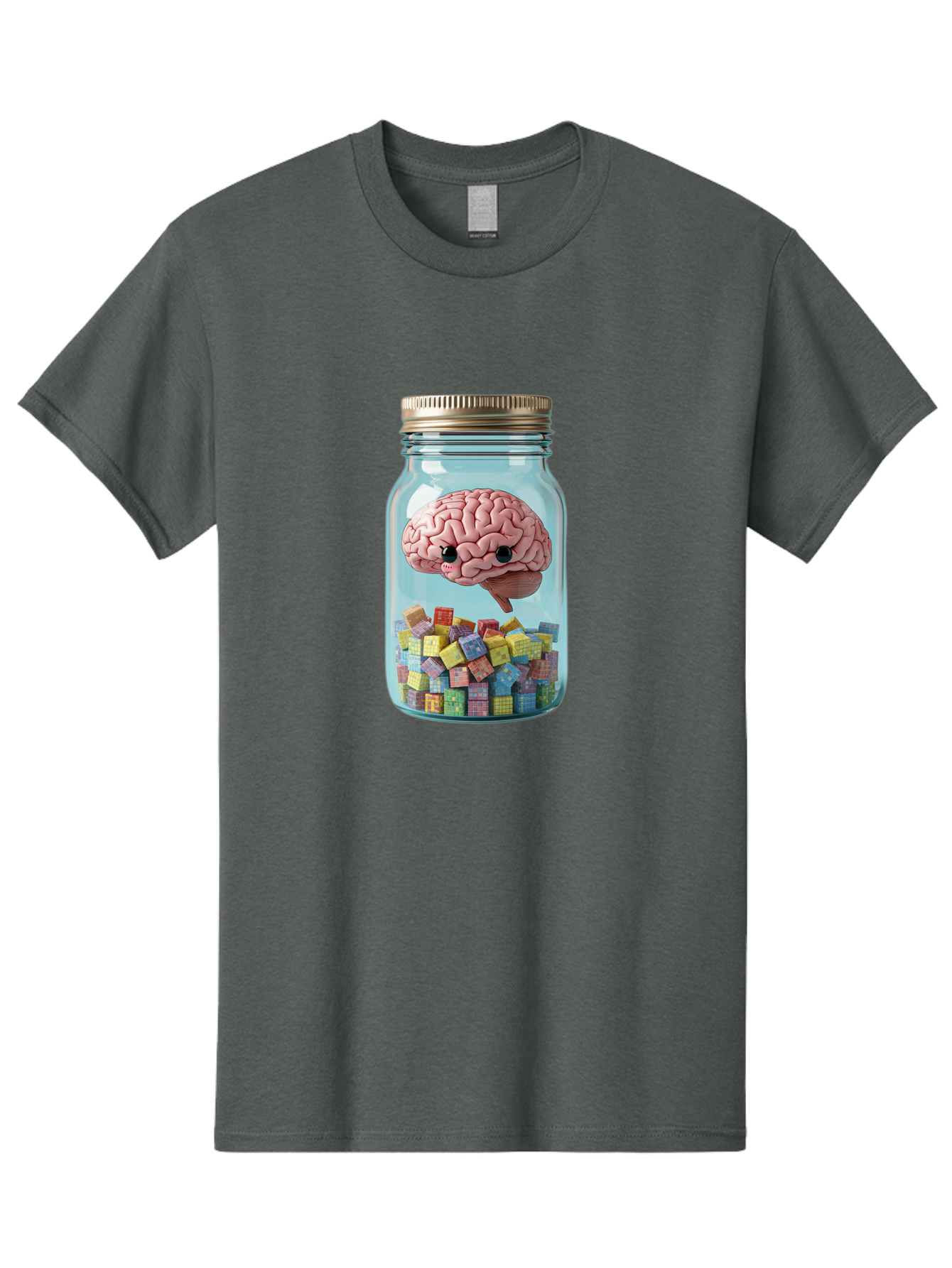 Brain-In-A-Jar-2 Men'S Graphic Tee, 100% Cotton, Comfortable Casual Summer Wear, Machine Washable, Vintage Camera, Old Camera, Antique Camera, Black Camera, Classic Photography, Photography Equipment, Nostalgic Device, Film Camera, Camera Art Bal868