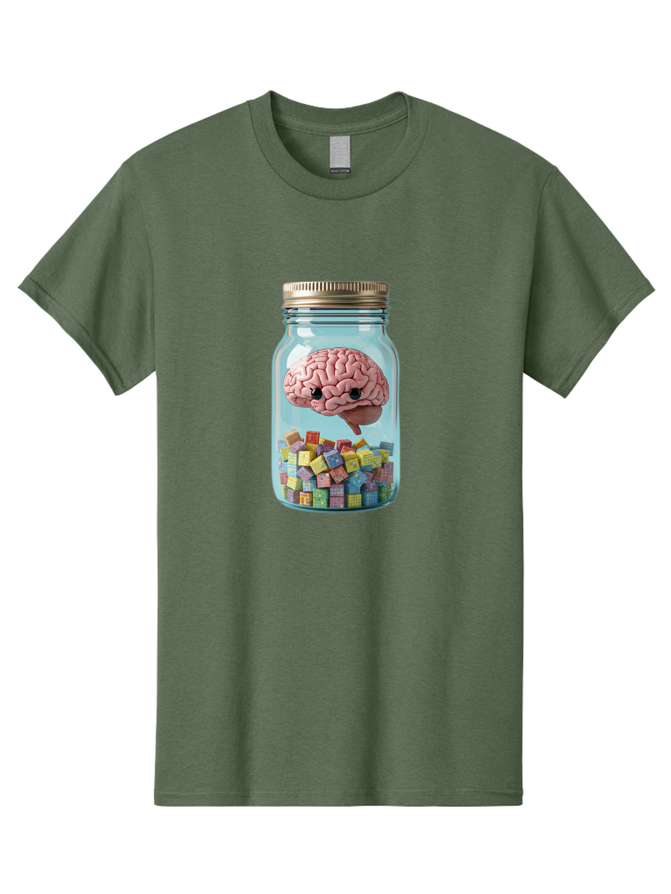 Brain-In-A-Jar-2 Men'S Graphic Tee, 100% Cotton, Comfortable Casual Summer Wear, Machine Washable, Vintage Camera, Old Camera, Antique Camera, Black Camera, Classic Photography, Photography Equipment, Nostalgic Device, Film Camera, Camera Art Bal868