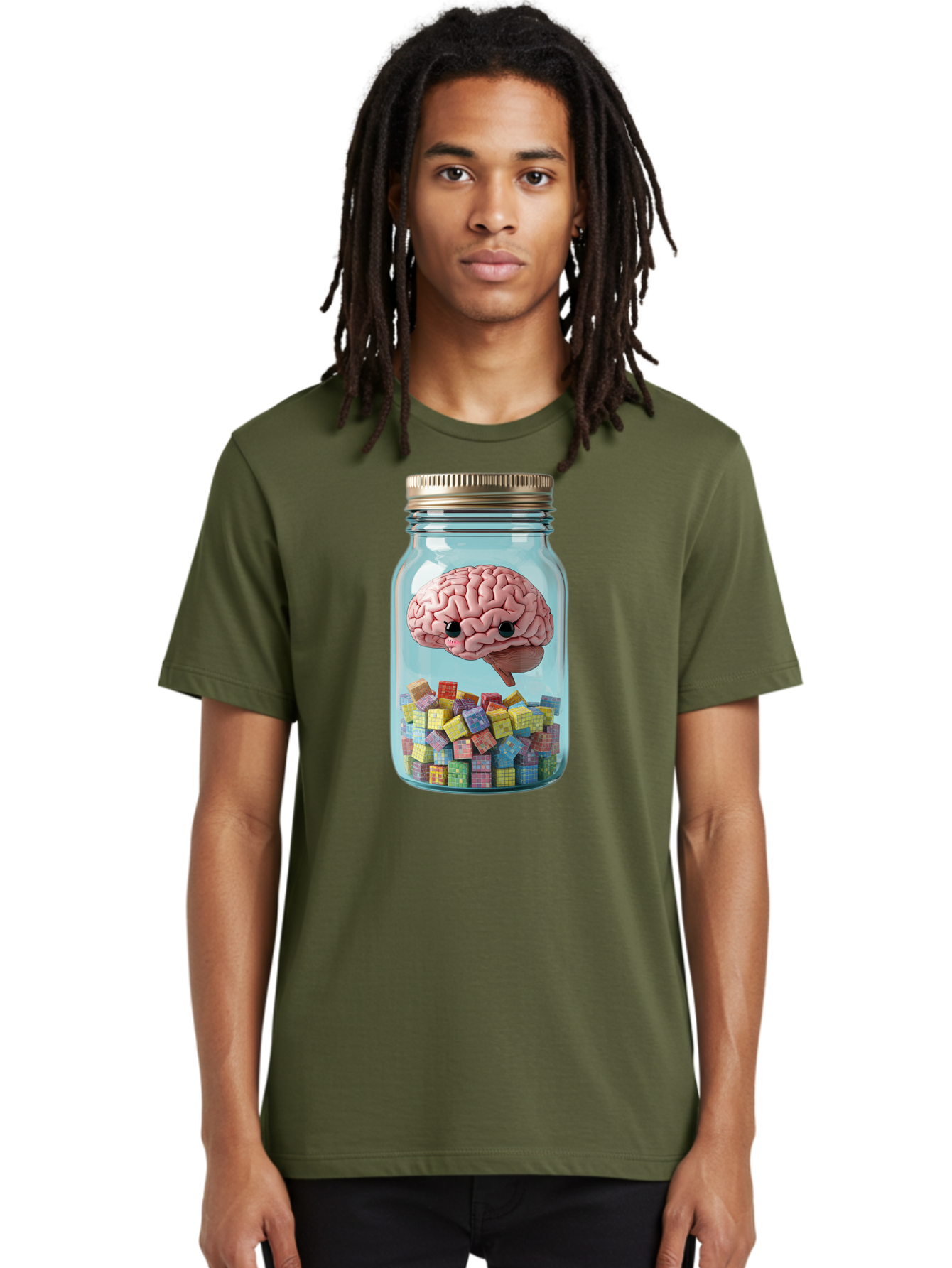Brain-In-A-Jar-2 Men'S Graphic Tee, 100% Cotton, Comfortable Casual Summer Wear, Machine Washable, Vintage Camera, Old Camera, Antique Camera, Black Camera, Classic Photography, Photography Equipment, Nostalgic Device, Film Camera, Camera Art Bal868