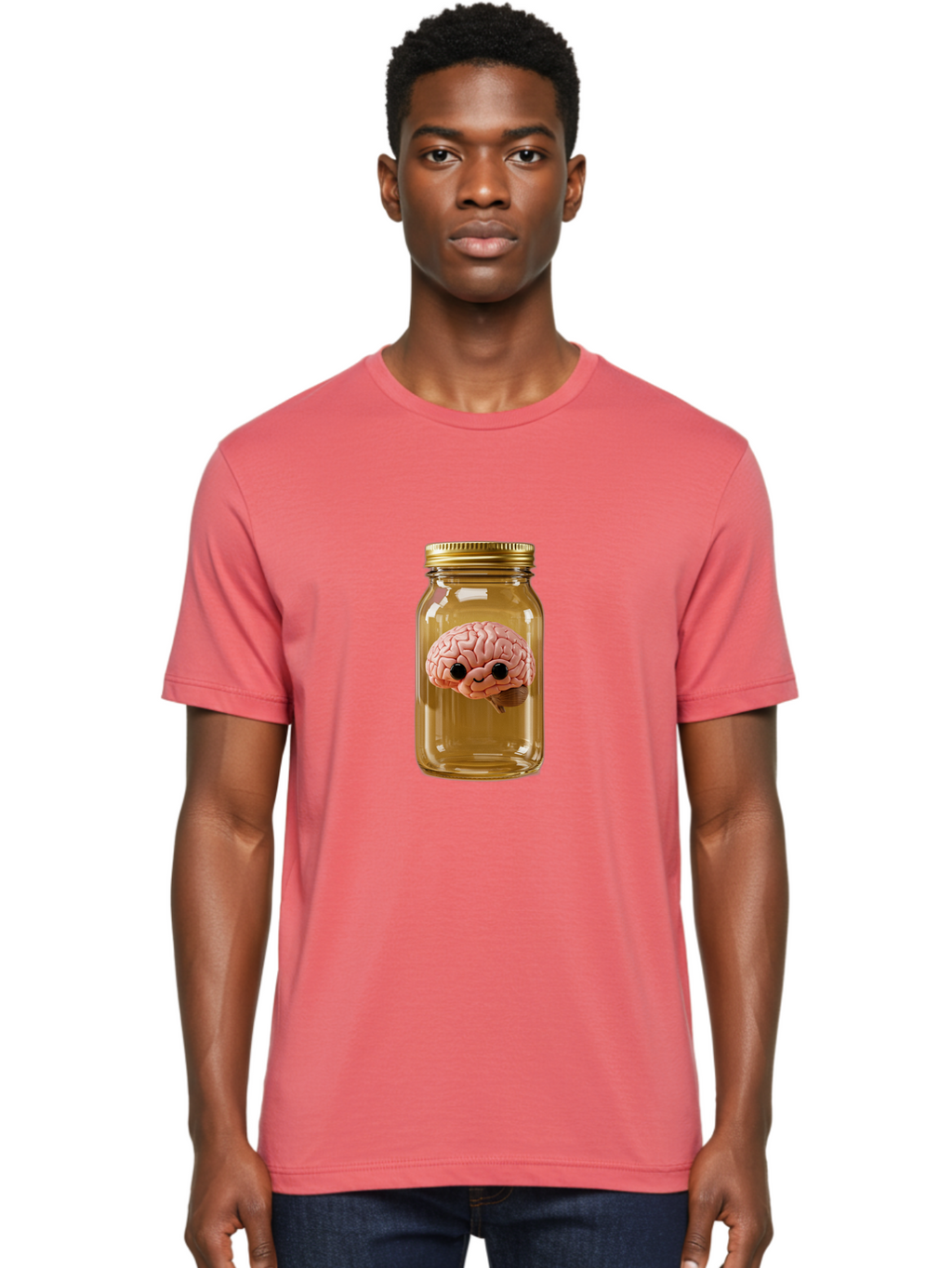 Brain-In-A-Jar-3 Men'S Graphic Tee, 100% Cotton, Comfortable Casual Summer Wear, Machine Washable, Vintage Camera, Old Camera, Antique Camera, Black Camera, Classic Photography, Photography Equipment, Nostalgic Device, Film Camera, Camera Art Bal869