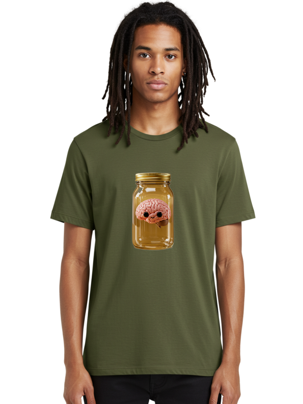 Brain-In-A-Jar-3 Men'S Graphic Tee, 100% Cotton, Comfortable Casual Summer Wear, Machine Washable, Vintage Camera, Old Camera, Antique Camera, Black Camera, Classic Photography, Photography Equipment, Nostalgic Device, Film Camera, Camera Art Bal869