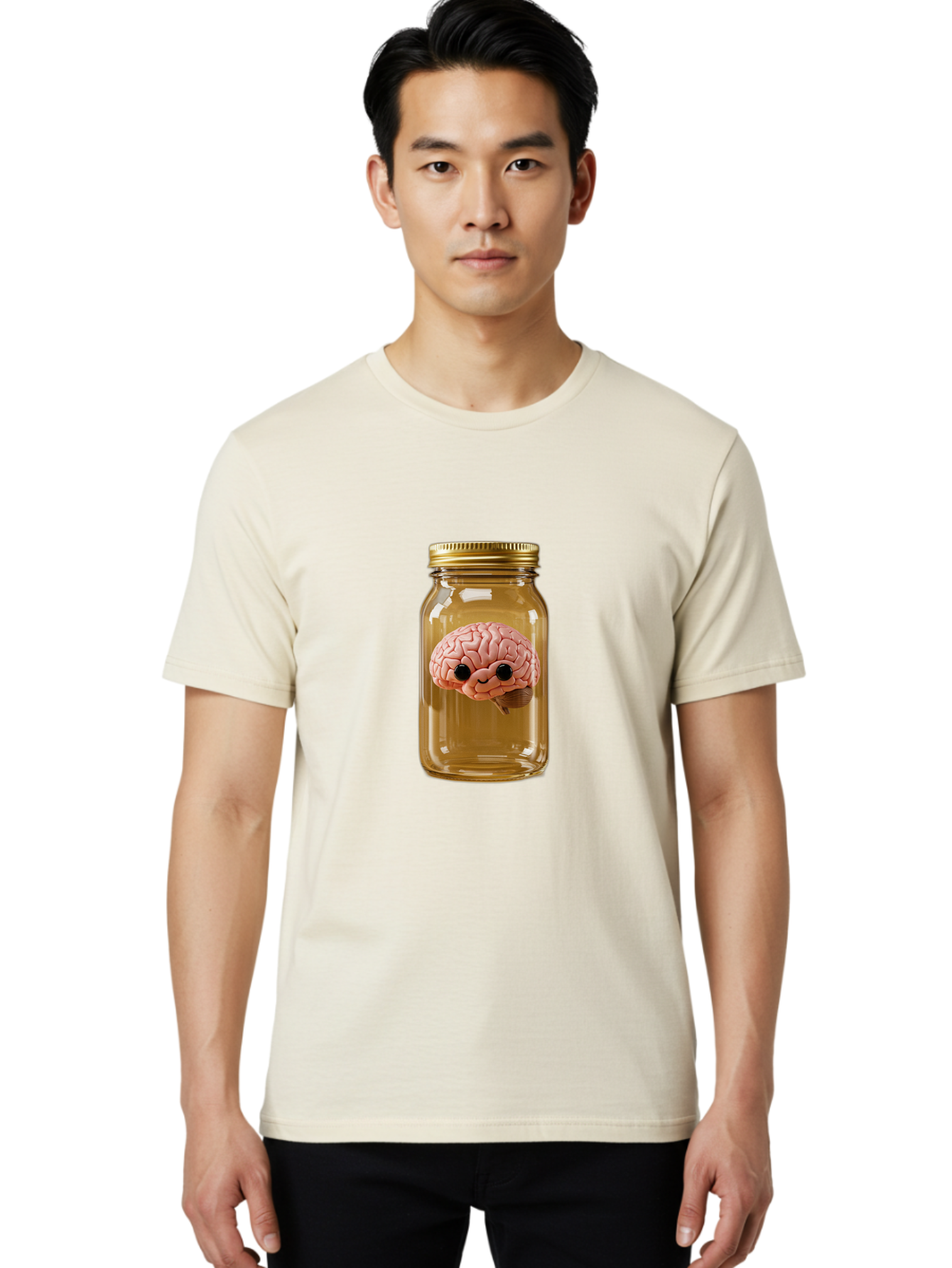 Brain-In-A-Jar-3 Men'S Graphic Tee, 100% Cotton, Comfortable Casual Summer Wear, Machine Washable, Vintage Camera, Old Camera, Antique Camera, Black Camera, Classic Photography, Photography Equipment, Nostalgic Device, Film Camera, Camera Art Bal869