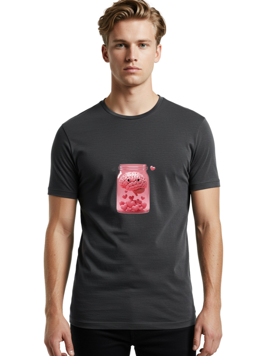 Brain-In-A-Jar-4 Men'S Graphic Tee, 100% Cotton, Comfortable Casual Summer Wear, Machine Washable, Vintage Camera, Old Camera, Antique Camera, Black Camera, Classic Photography, Photography Equipment, Nostalgic Device, Film Camera, Camera Art Bal870