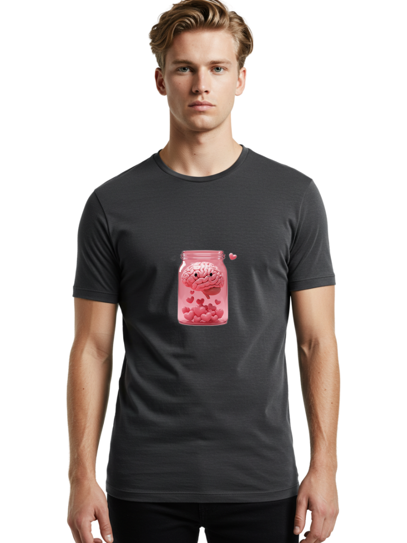 Brain-In-A-Jar-4 Men'S Graphic Tee, 100% Cotton, Comfortable Casual Summer Wear, Machine Washable, Vintage Camera, Old Camera, Antique Camera, Black Camera, Classic Photography, Photography Equipment, Nostalgic Device, Film Camera, Camera Art Bal870