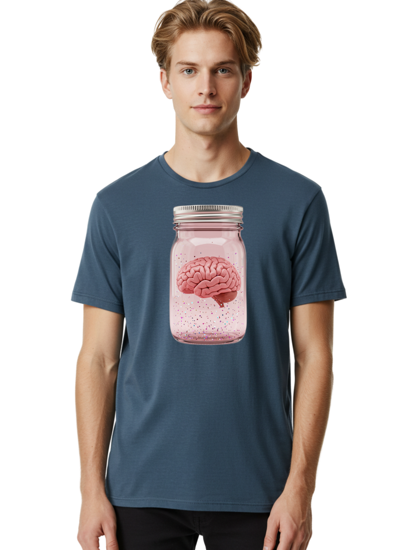 Brain-In-A-Jar Men'S Graphic Tee, 100% Cotton, Comfortable Casual Summer Wear, Machine Washable, Vintage Camera, Old Camera, Antique Camera, Black Camera, Classic Photography, Photography Equipment, Nostalgic Device, Film Camera, Camera Art Bal871