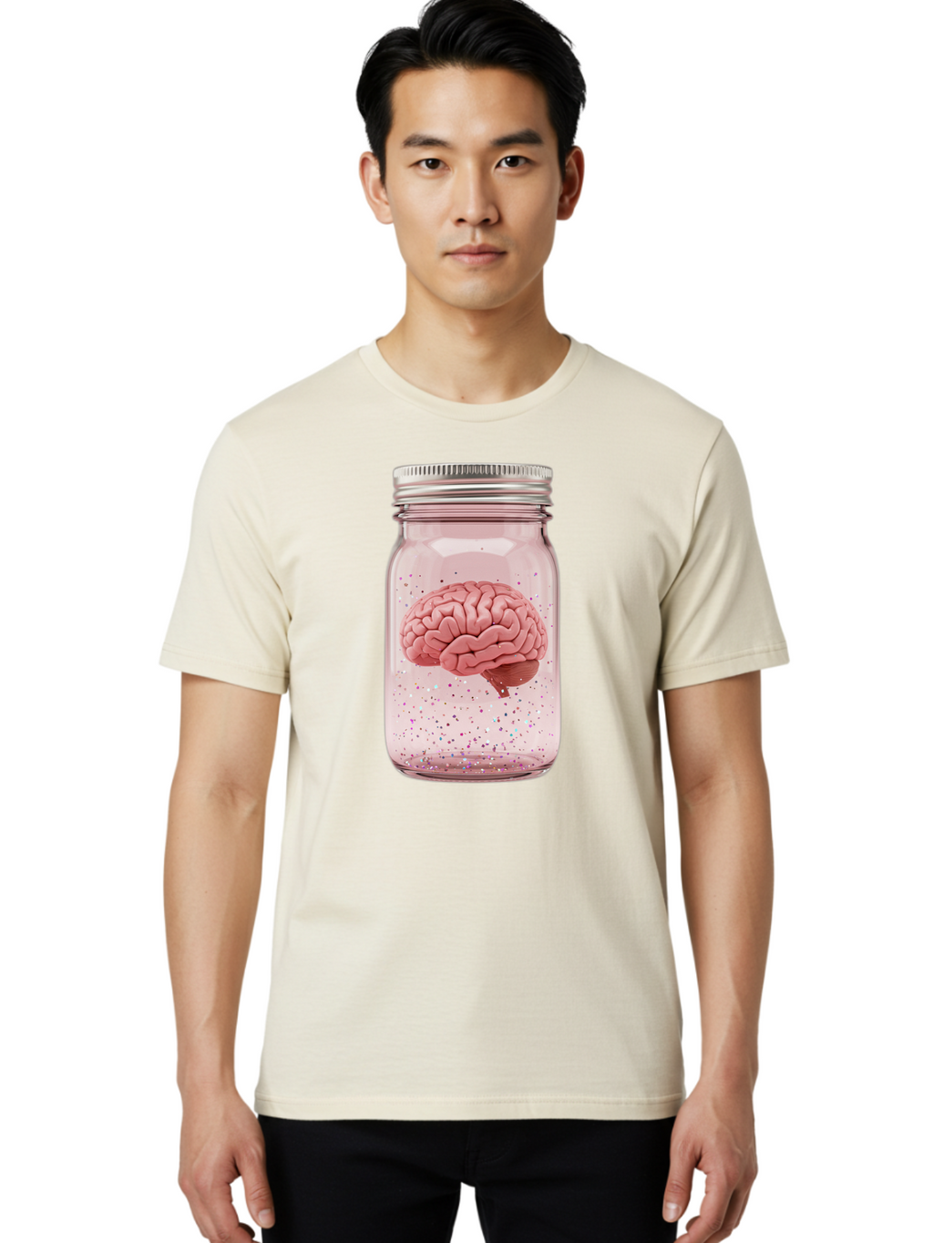 Brain-In-A-Jar Men'S Graphic Tee, 100% Cotton, Comfortable Casual Summer Wear, Machine Washable, Vintage Camera, Old Camera, Antique Camera, Black Camera, Classic Photography, Photography Equipment, Nostalgic Device, Film Camera, Camera Art Bal871