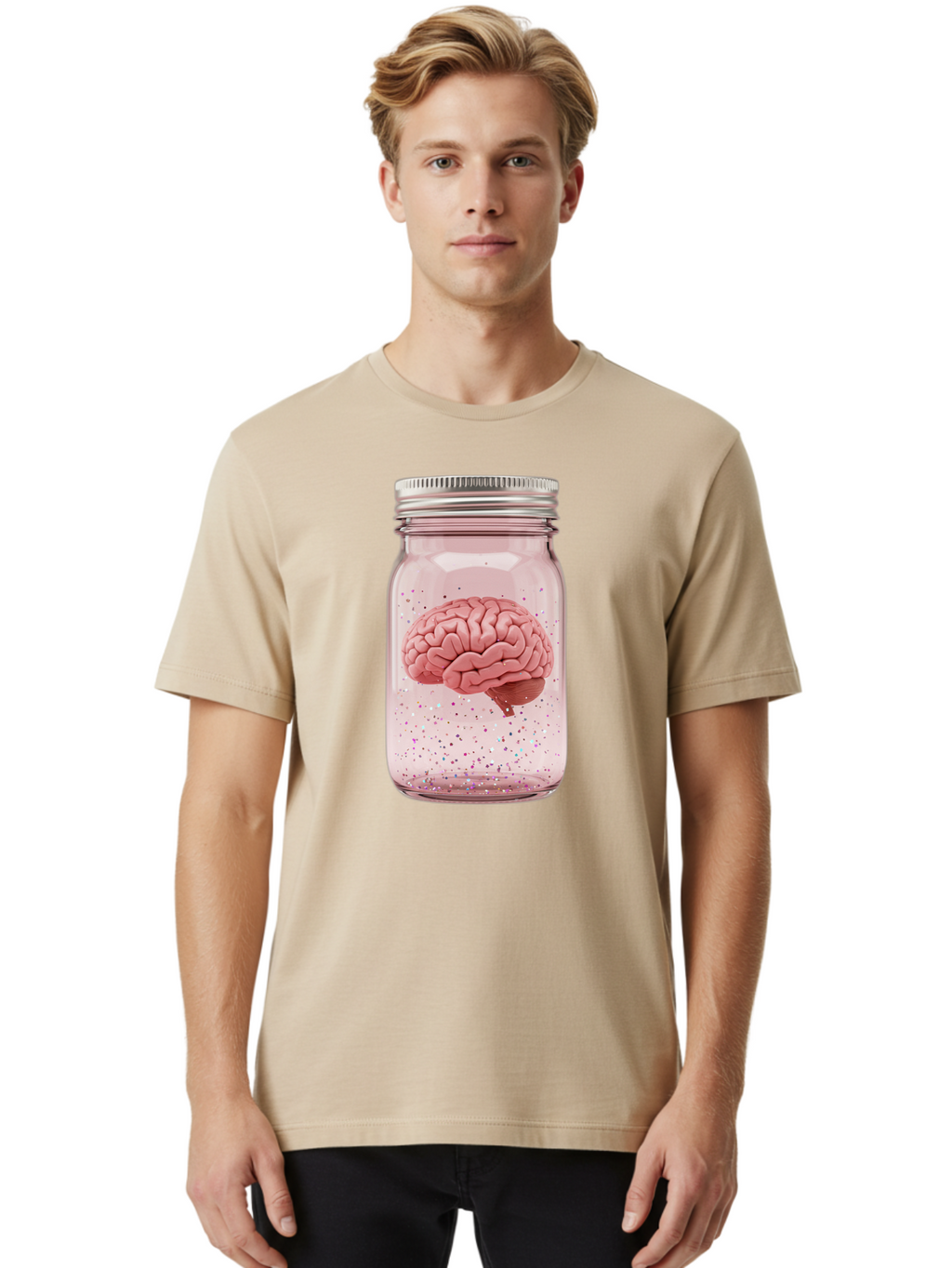 Brain-In-A-Jar Men'S Graphic Tee, 100% Cotton, Comfortable Casual Summer Wear, Machine Washable, Vintage Camera, Old Camera, Antique Camera, Black Camera, Classic Photography, Photography Equipment, Nostalgic Device, Film Camera, Camera Art Bal871