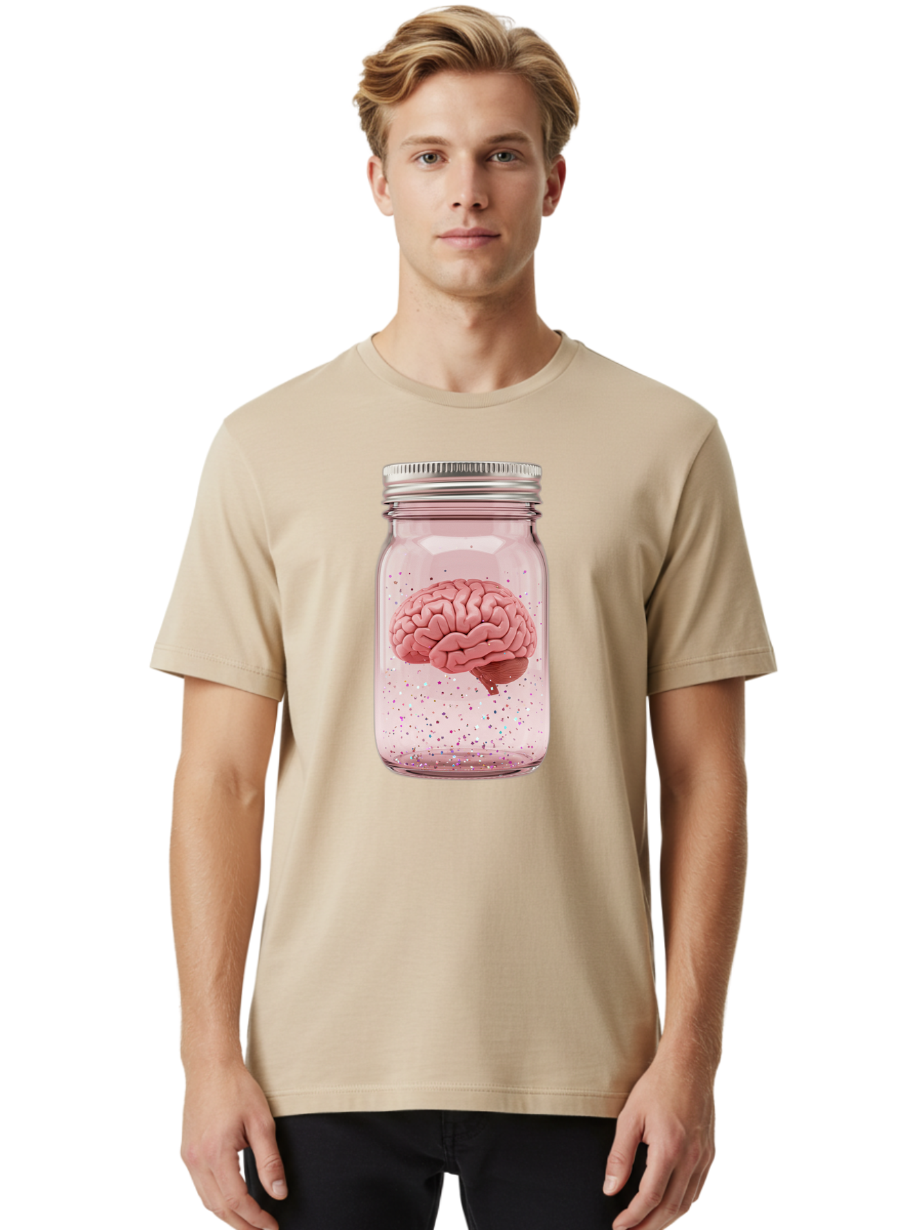 Brain-In-A-Jar Men'S Graphic Tee, 100% Cotton, Comfortable Casual Summer Wear, Machine Washable, Vintage Camera, Old Camera, Antique Camera, Black Camera, Classic Photography, Photography Equipment, Nostalgic Device, Film Camera, Camera Art Bal871