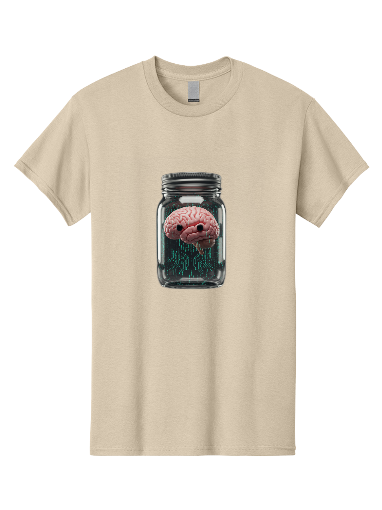 Brain-In-Jar-1 Men'S Graphic Tee, 100% Cotton, Comfortable Casual Summer Wear, Machine Washable, Vintage Camera, Old Camera, Antique Camera, Black Camera, Classic Photography, Photography Equipment, Nostalgic Device, Film Camera, Camera Art Bal872