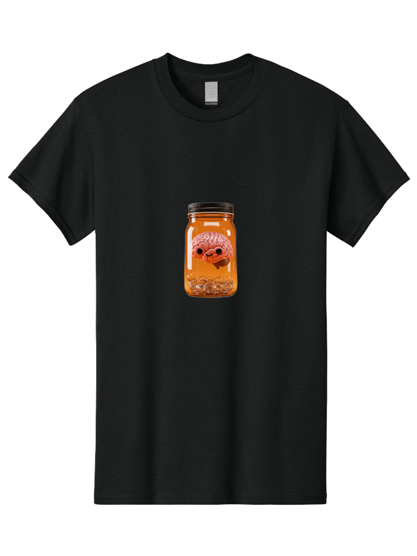 Brain-In-Jar-2 Men'S Graphic Tee, 100% Cotton, Comfortable Casual Summer Wear, Machine Washable, Vintage Camera, Old Camera, Antique Camera, Black Camera, Classic Photography, Photography Equipment, Nostalgic Device, Film Camera, Camera Art Bal873