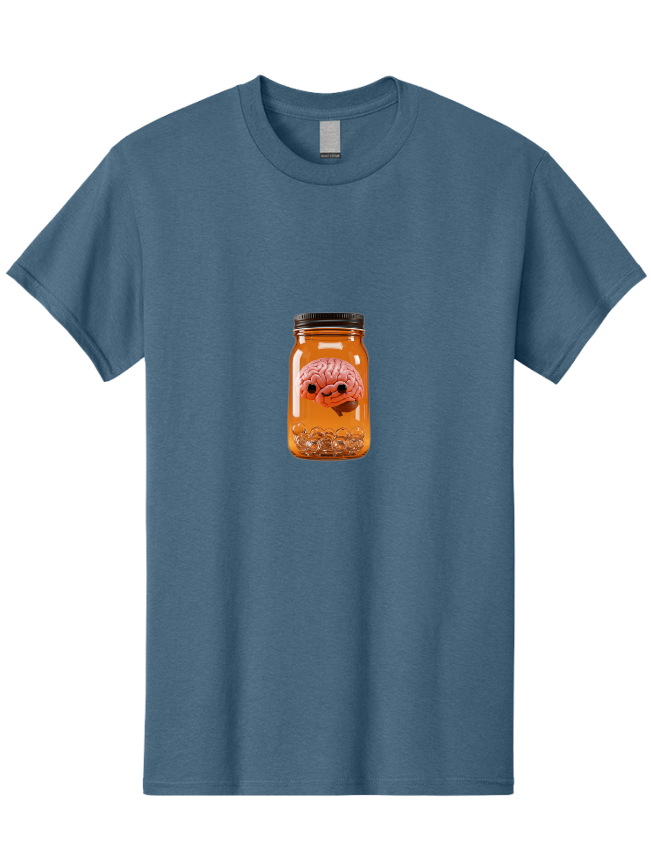 Brain-In-Jar-2 Men'S Graphic Tee, 100% Cotton, Comfortable Casual Summer Wear, Machine Washable, Vintage Camera, Old Camera, Antique Camera, Black Camera, Classic Photography, Photography Equipment, Nostalgic Device, Film Camera, Camera Art Bal873