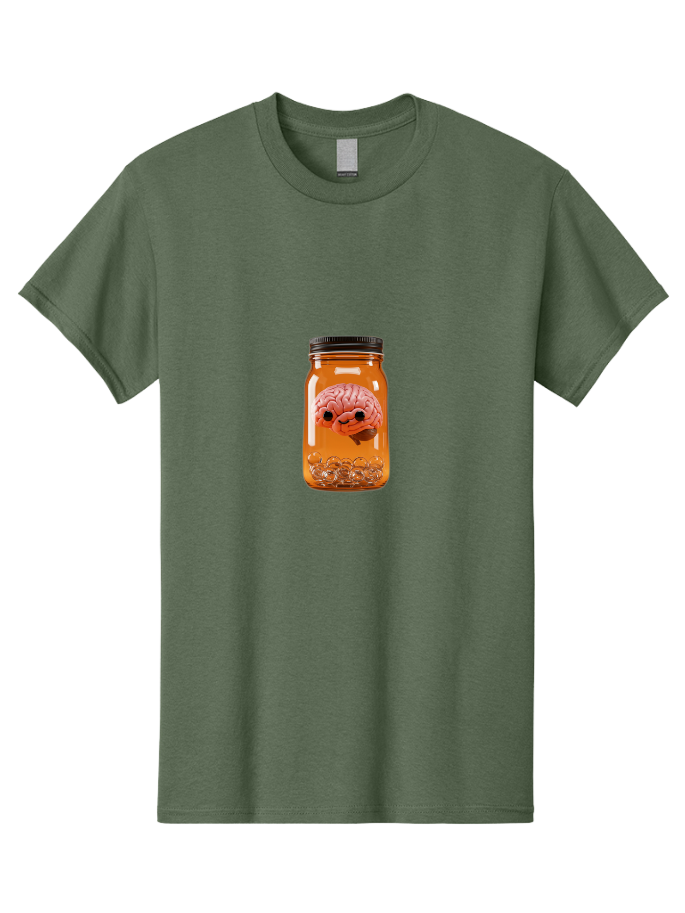 Brain-In-Jar-2 Men'S Graphic Tee, 100% Cotton, Comfortable Casual Summer Wear, Machine Washable, Vintage Camera, Old Camera, Antique Camera, Black Camera, Classic Photography, Photography Equipment, Nostalgic Device, Film Camera, Camera Art Bal873