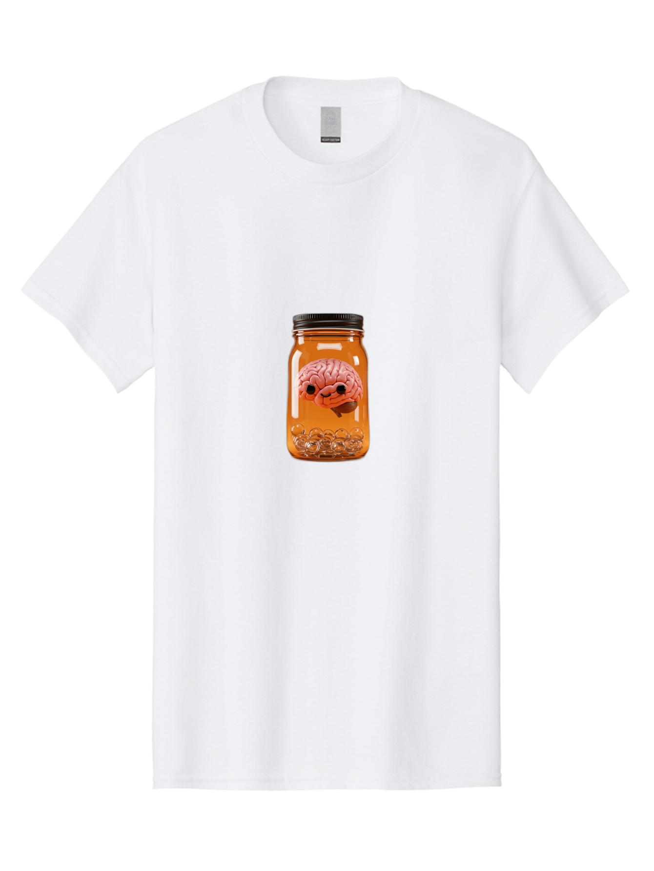 Brain-In-Jar-2 Men'S Graphic Tee, 100% Cotton, Comfortable Casual Summer Wear, Machine Washable, Vintage Camera, Old Camera, Antique Camera, Black Camera, Classic Photography, Photography Equipment, Nostalgic Device, Film Camera, Camera Art Bal873