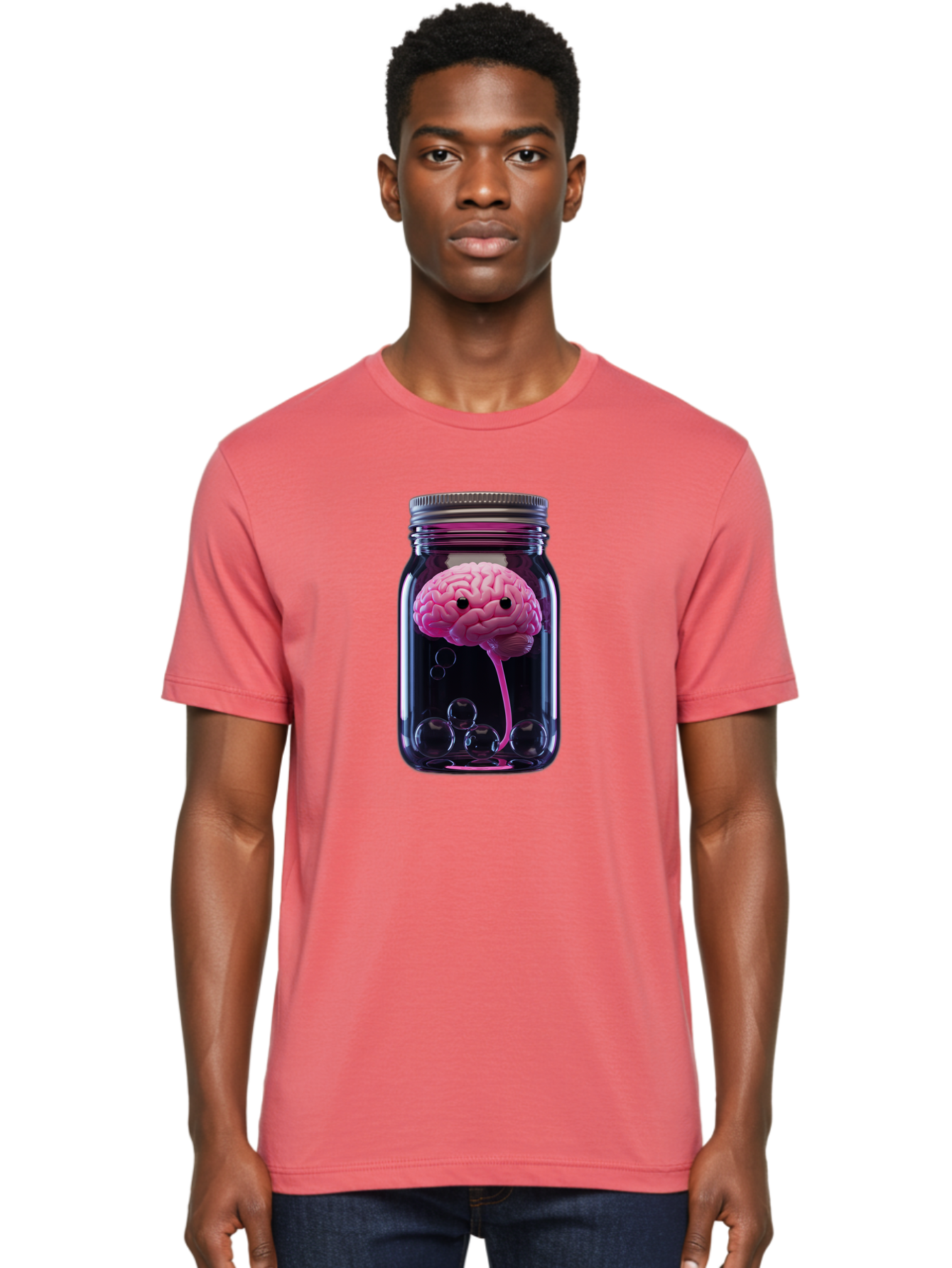 Brain-In-Jar Men'S Graphic Tee, 100% Cotton, Comfortable Casual Summer Wear, Machine Washable, Vintage Camera, Old Camera, Antique Camera, Black Camera, Classic Photography, Photography Equipment, Nostalgic Device, Film Camera, Camera Art Bal874