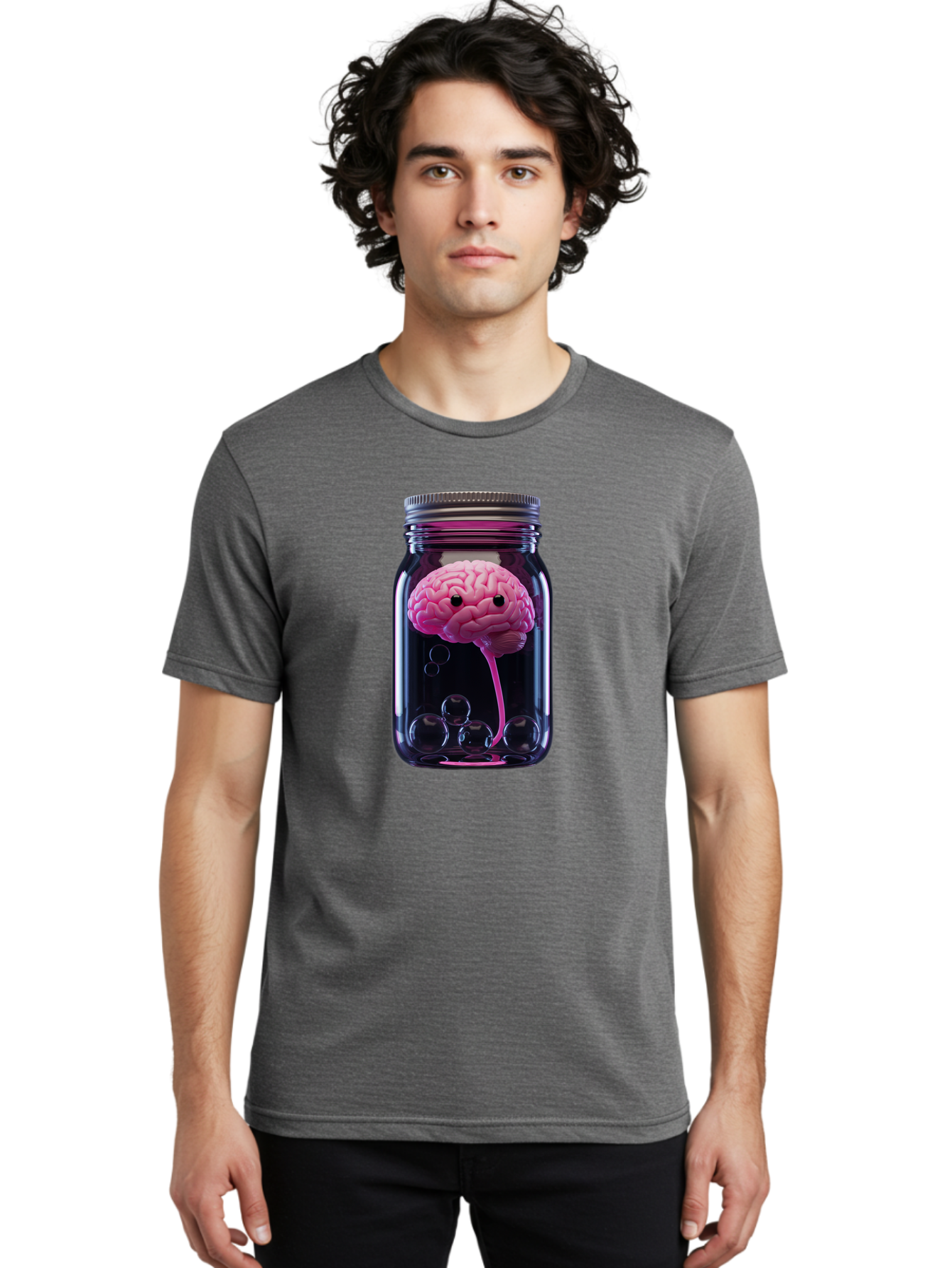 Brain-In-Jar Men'S Graphic Tee, 100% Cotton, Comfortable Casual Summer Wear, Machine Washable, Vintage Camera, Old Camera, Antique Camera, Black Camera, Classic Photography, Photography Equipment, Nostalgic Device, Film Camera, Camera Art Bal874