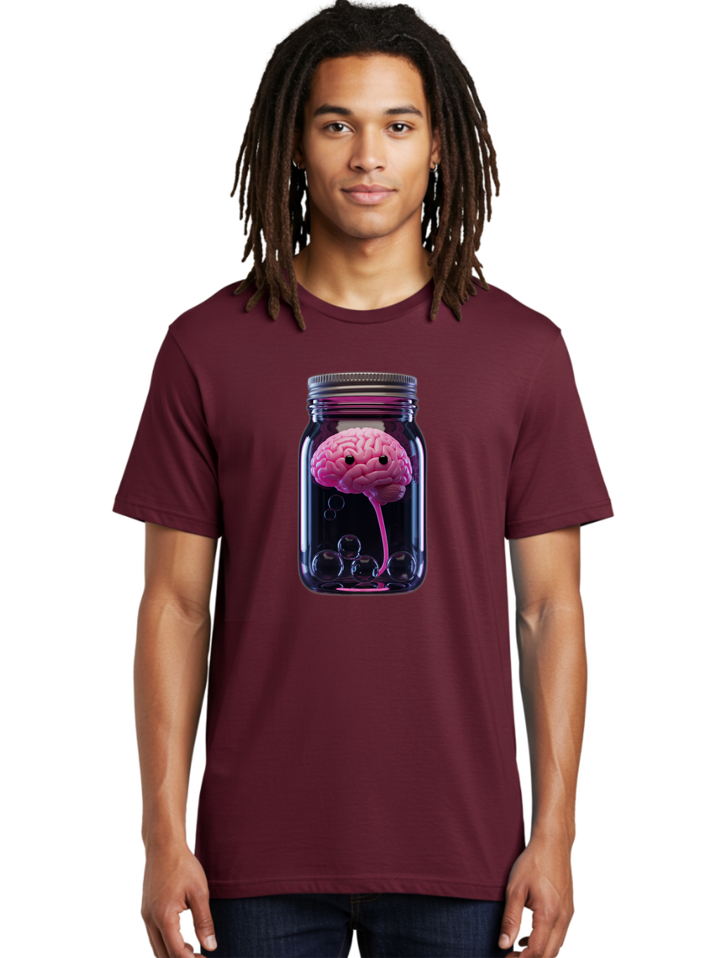 Brain-In-Jar Men'S Graphic Tee, 100% Cotton, Comfortable Casual Summer Wear, Machine Washable, Vintage Camera, Old Camera, Antique Camera, Black Camera, Classic Photography, Photography Equipment, Nostalgic Device, Film Camera, Camera Art Bal874