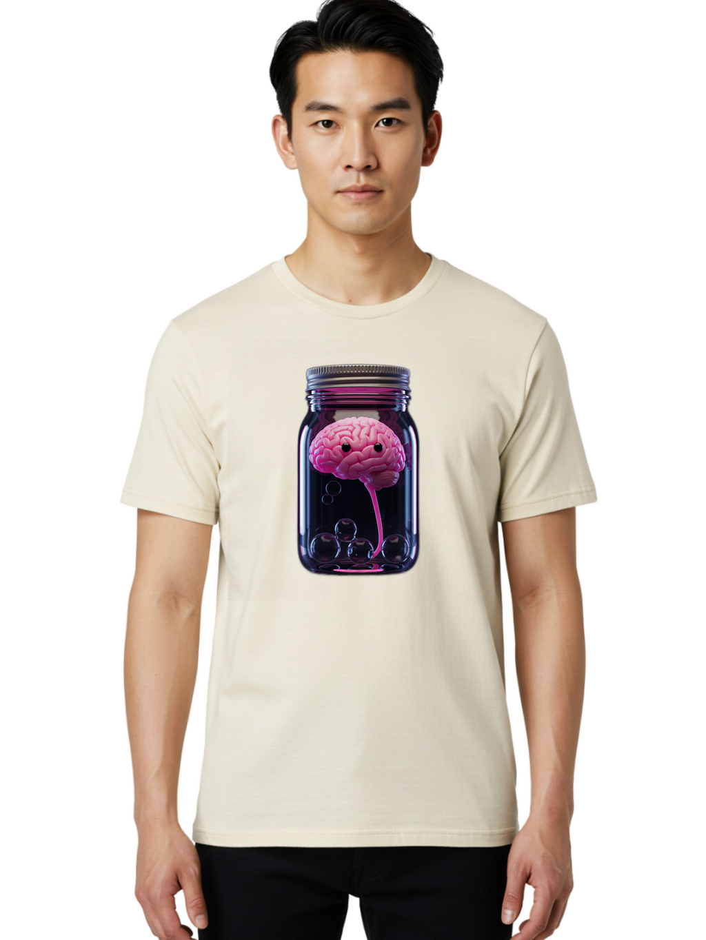 Brain-In-Jar Men'S Graphic Tee, 100% Cotton, Comfortable Casual Summer Wear, Machine Washable, Vintage Camera, Old Camera, Antique Camera, Black Camera, Classic Photography, Photography Equipment, Nostalgic Device, Film Camera, Camera Art Bal874