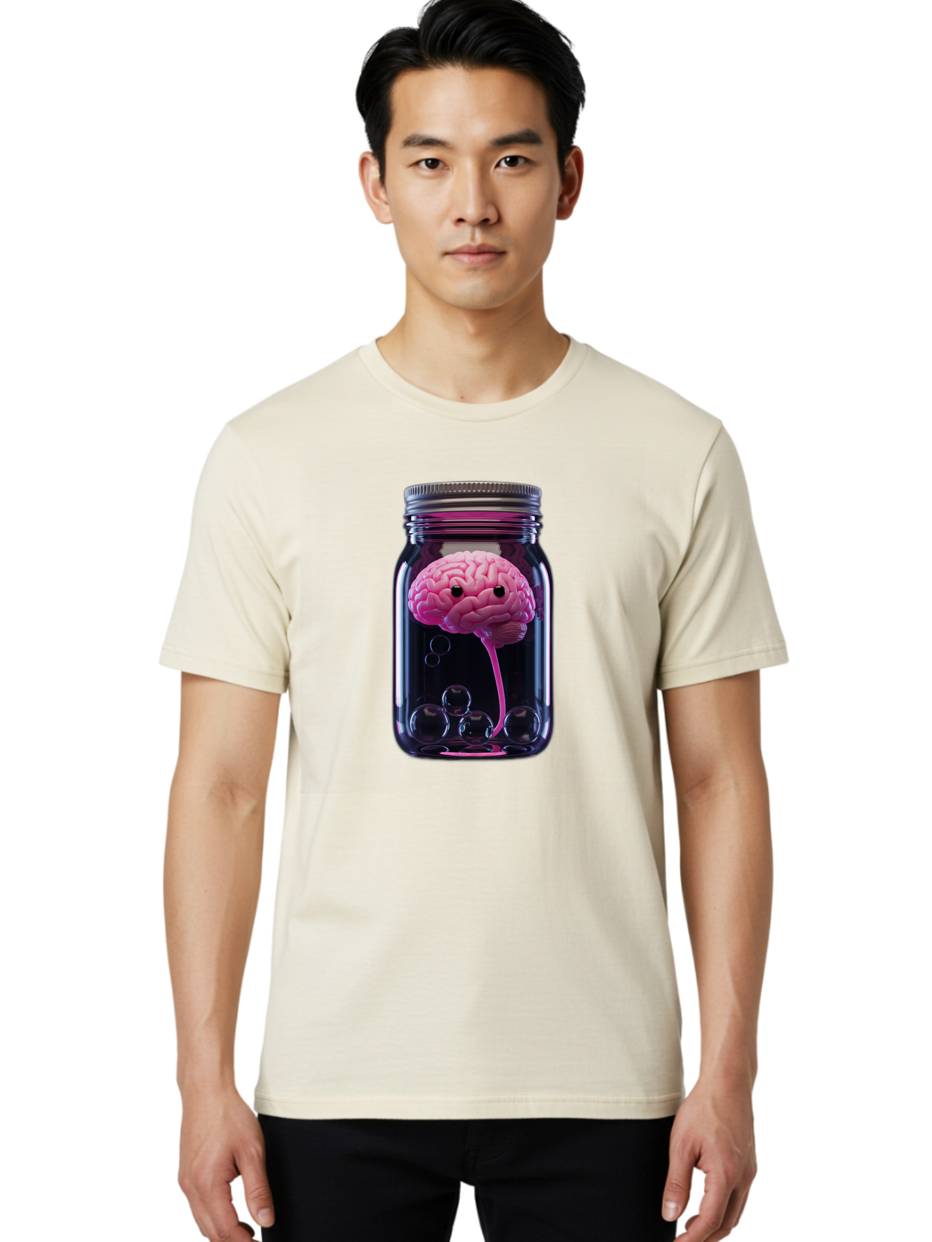 Brain-In-Jar Men'S Graphic Tee, 100% Cotton, Comfortable Casual Summer Wear, Machine Washable, Vintage Camera, Old Camera, Antique Camera, Black Camera, Classic Photography, Photography Equipment, Nostalgic Device, Film Camera, Camera Art Bal874
