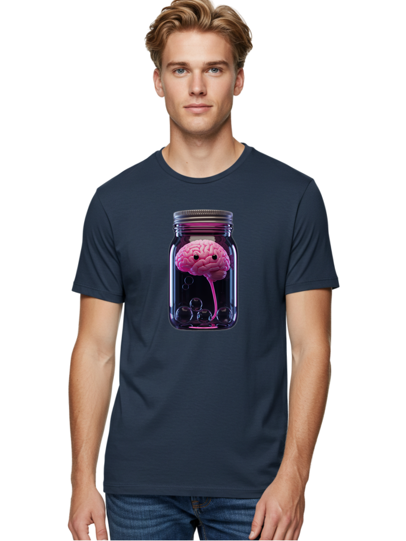 Brain-In-Jar Men'S Graphic Tee, 100% Cotton, Comfortable Casual Summer Wear, Machine Washable, Vintage Camera, Old Camera, Antique Camera, Black Camera, Classic Photography, Photography Equipment, Nostalgic Device, Film Camera, Camera Art Bal874