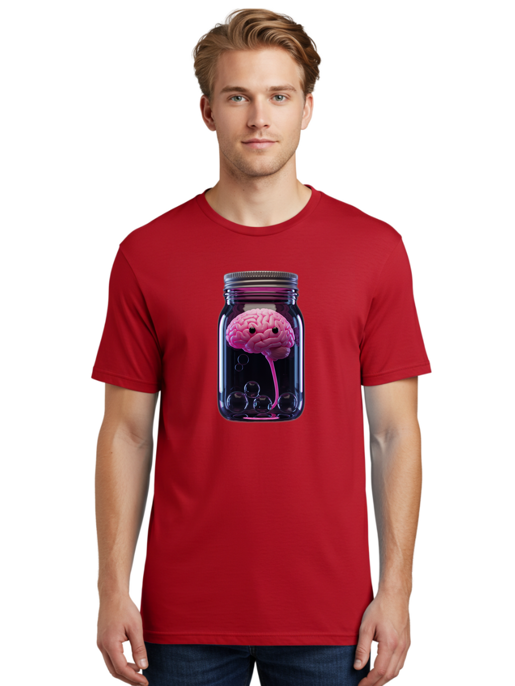 Brain-In-Jar Men'S Graphic Tee, 100% Cotton, Comfortable Casual Summer Wear, Machine Washable, Vintage Camera, Old Camera, Antique Camera, Black Camera, Classic Photography, Photography Equipment, Nostalgic Device, Film Camera, Camera Art Bal874