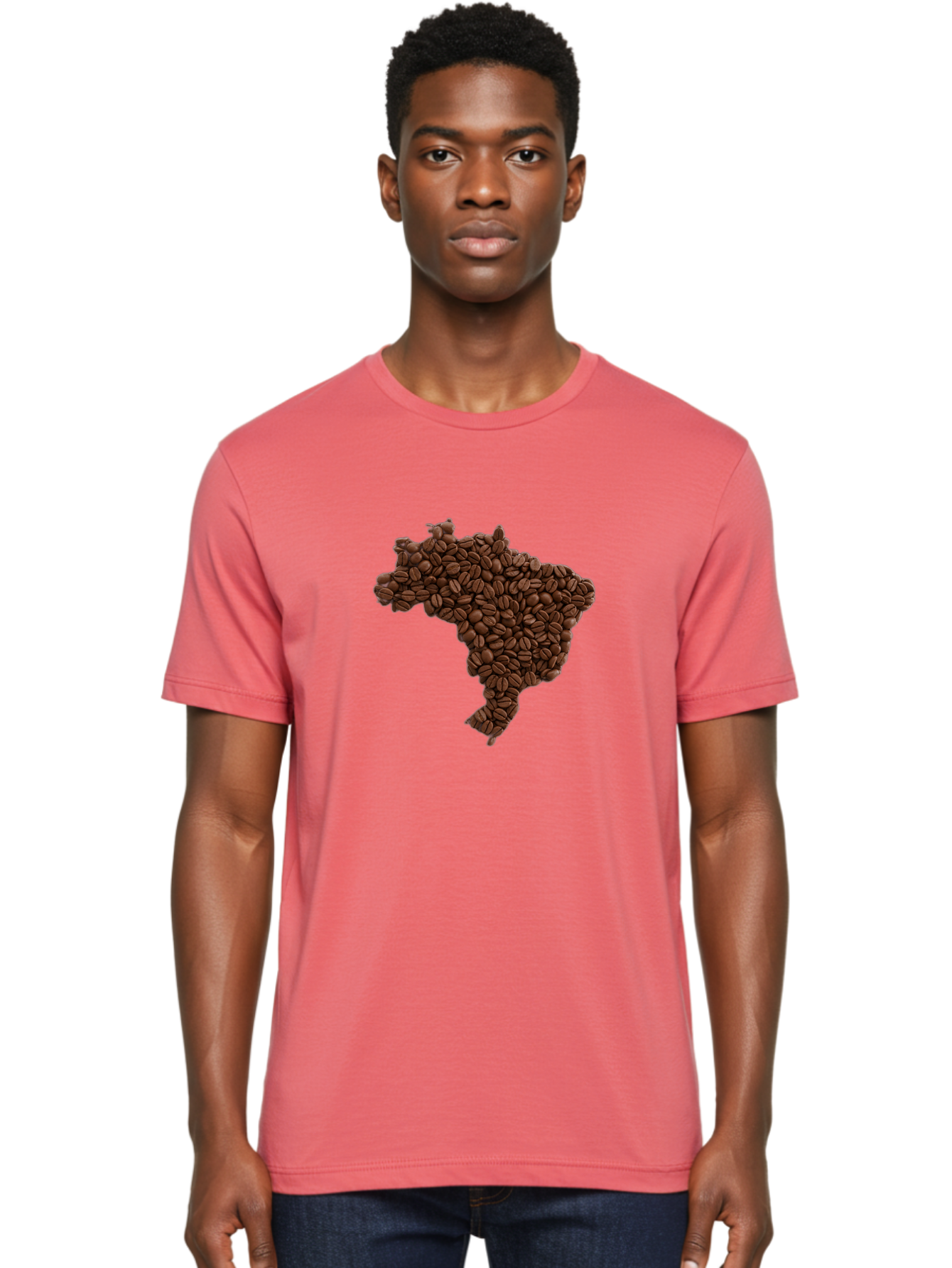 Brazil-Coffee-Beans Men'S Graphic Tee, 100% Cotton, Comfortable Casual Summer Wear, Machine Washable, Vintage Camera, Old Camera, Antique Camera, Black Camera, Classic Photography, Photography Equipment, Nostalgic Device, Film Camera, Bal876