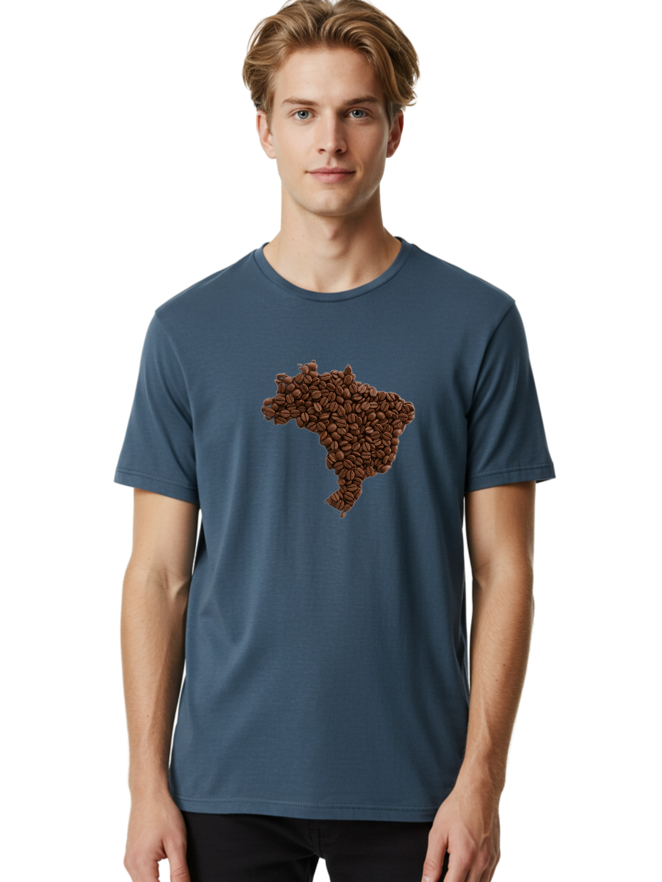 Brazil-Coffee-Beans Men'S Graphic Tee, 100% Cotton, Comfortable Casual Summer Wear, Machine Washable, Vintage Camera, Old Camera, Antique Camera, Black Camera, Classic Photography, Photography Equipment, Nostalgic Device, Film Camera, Bal876
