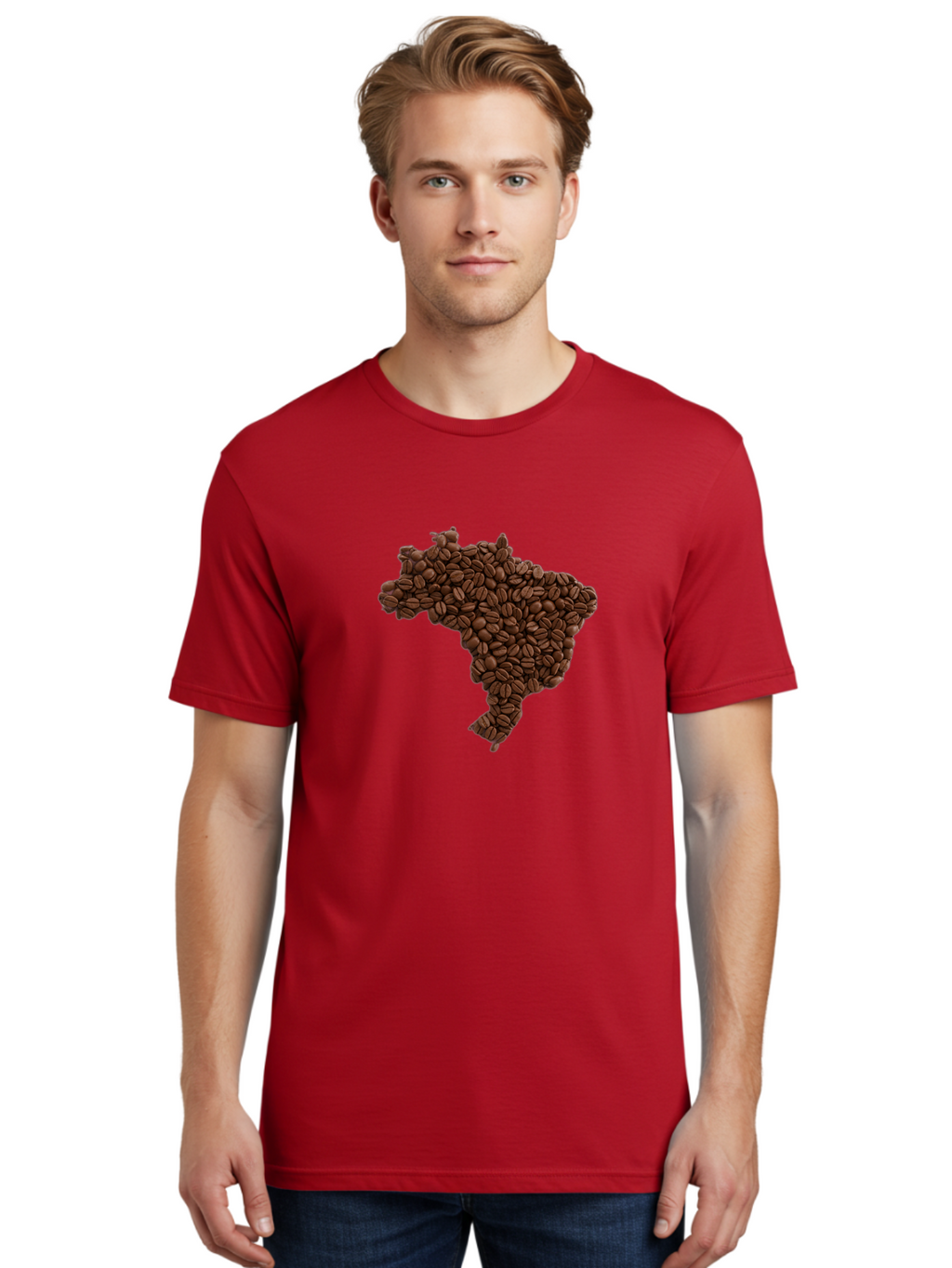 Brazil-Coffee-Beans Men'S Graphic Tee, 100% Cotton, Comfortable Casual Summer Wear, Machine Washable, Vintage Camera, Old Camera, Antique Camera, Black Camera, Classic Photography, Photography Equipment, Nostalgic Device, Film Camera, Bal876
