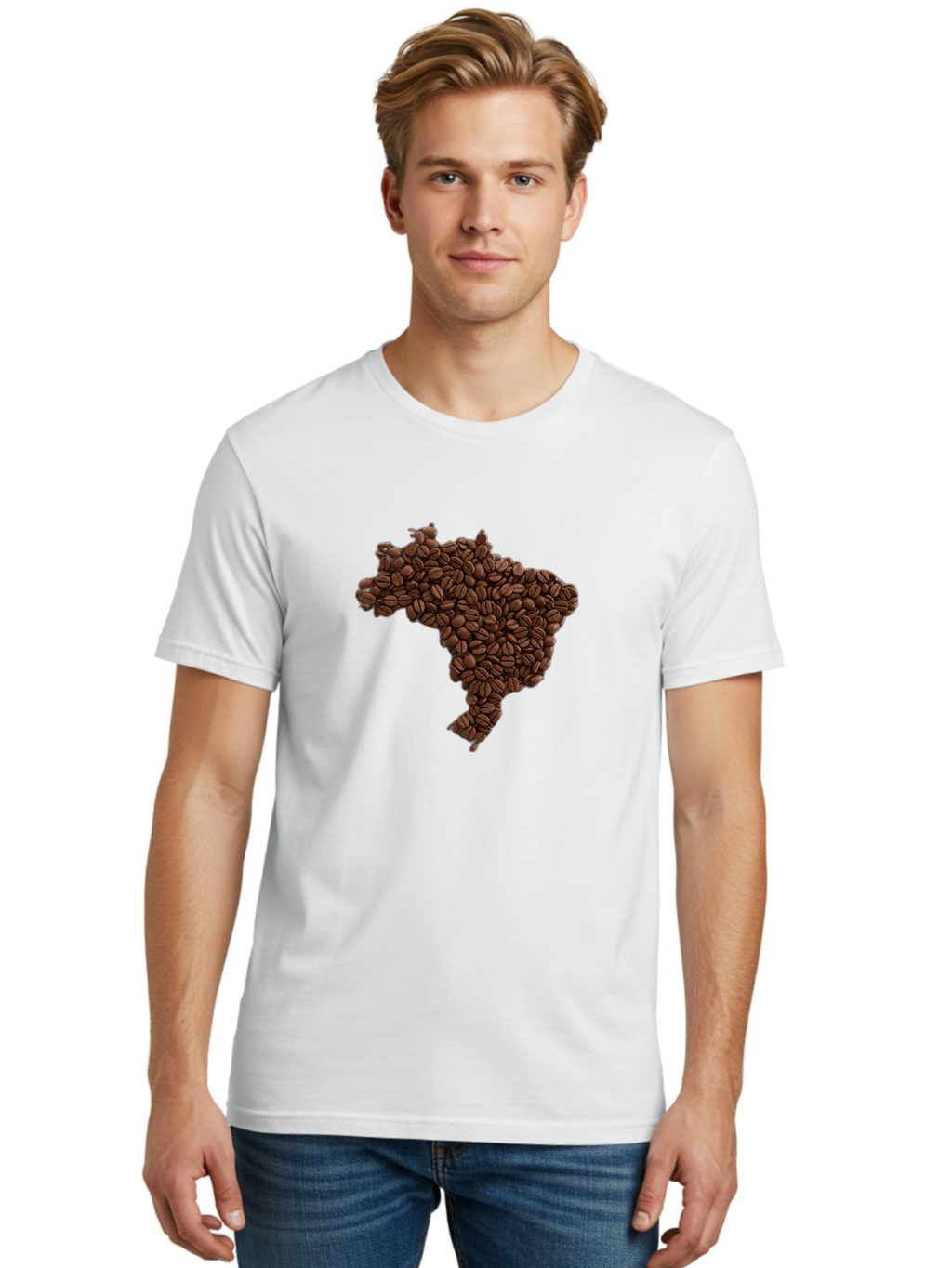 Brazil-Coffee-Beans Men'S Graphic Tee, 100% Cotton, Comfortable Casual Summer Wear, Machine Washable, Vintage Camera, Old Camera, Antique Camera, Black Camera, Classic Photography, Photography Equipment, Nostalgic Device, Film Camera, Bal876