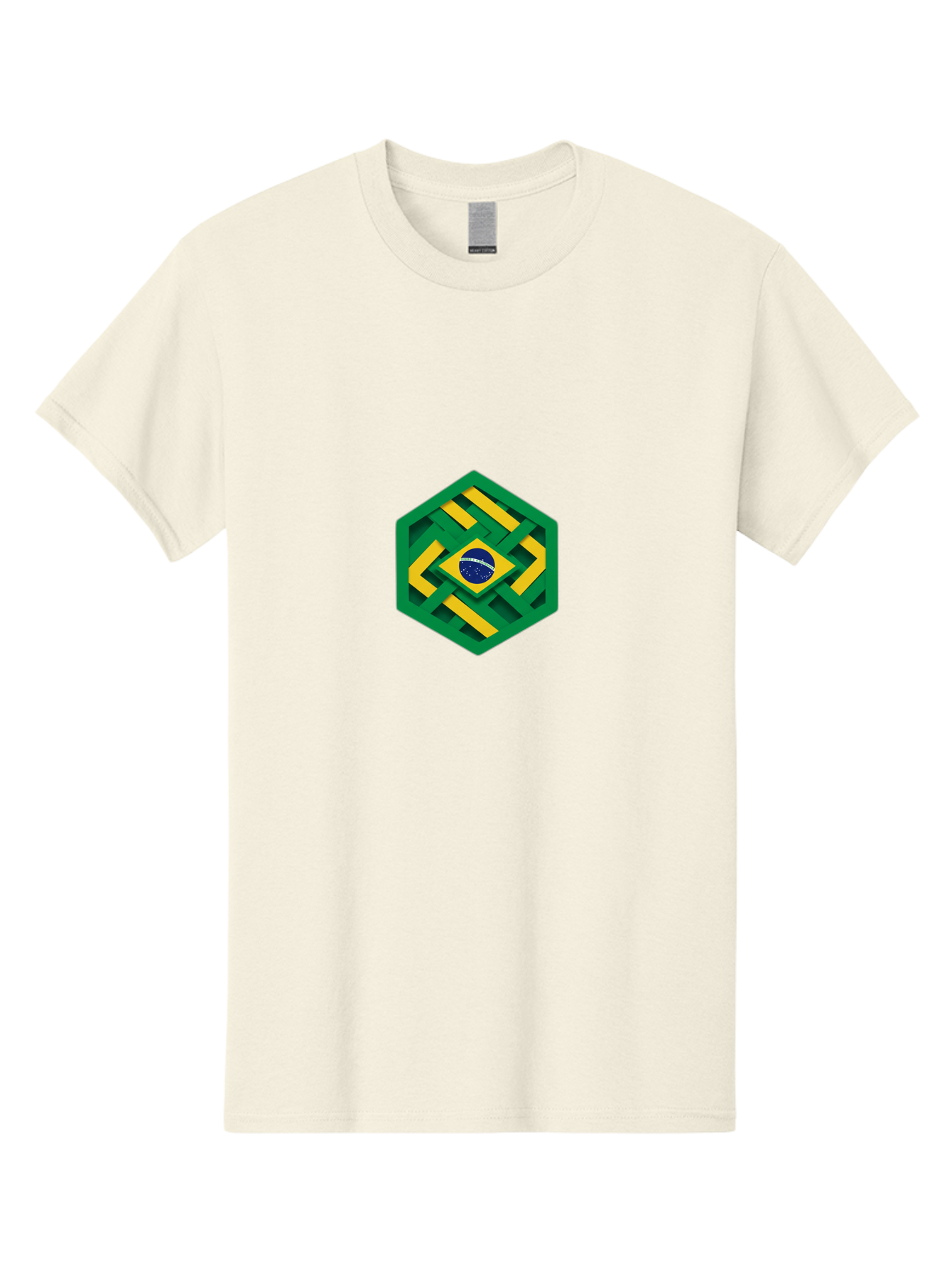 Brazil-Flag-Hexagon Men'S Graphic Tee, 100% Cotton, Comfortable Casual Summer Wear, Machine Washable, Vintage Camera, Old Camera, Antique Camera, Black Camera, Classic Photography, Photography Equipment, Nostalgic Device, Film Camera, Bal877