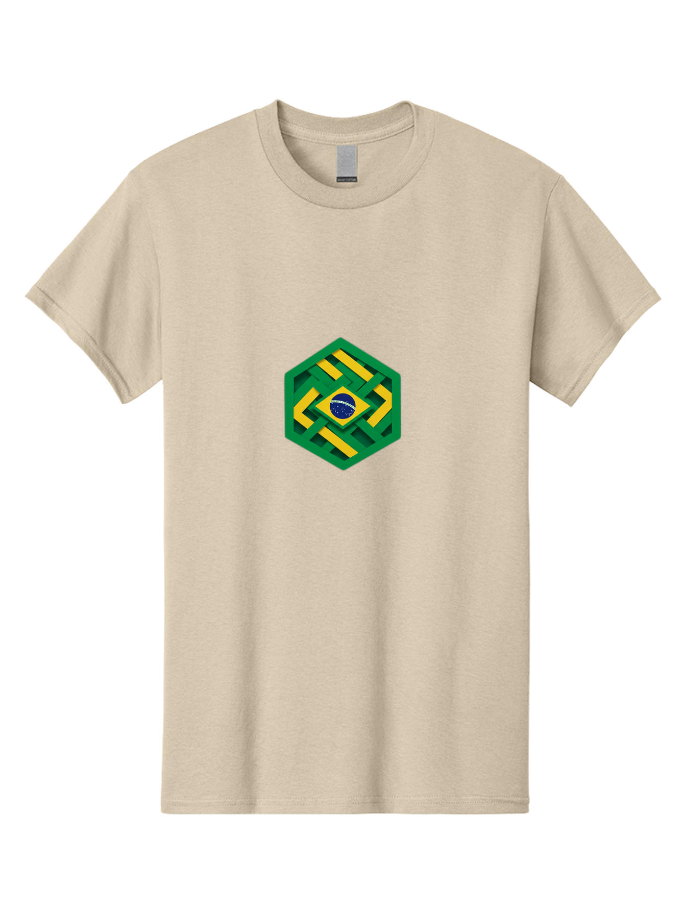 Brazil-Flag-Hexagon Men'S Graphic Tee, 100% Cotton, Comfortable Casual Summer Wear, Machine Washable, Vintage Camera, Old Camera, Antique Camera, Black Camera, Classic Photography, Photography Equipment, Nostalgic Device, Film Camera, Bal877