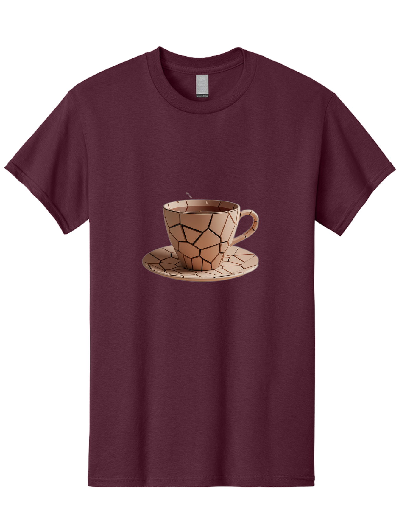 Broken-Beige-Cup Men'S Graphic Tee, 100% Cotton, Comfortable Casual Summer Wear, Machine Washable, Vintage Camera, Old Camera, Antique Camera, Black Camera, Classic Photography, Photography Equipment, Nostalgic Device, Film Camera, Camera Art Bal878