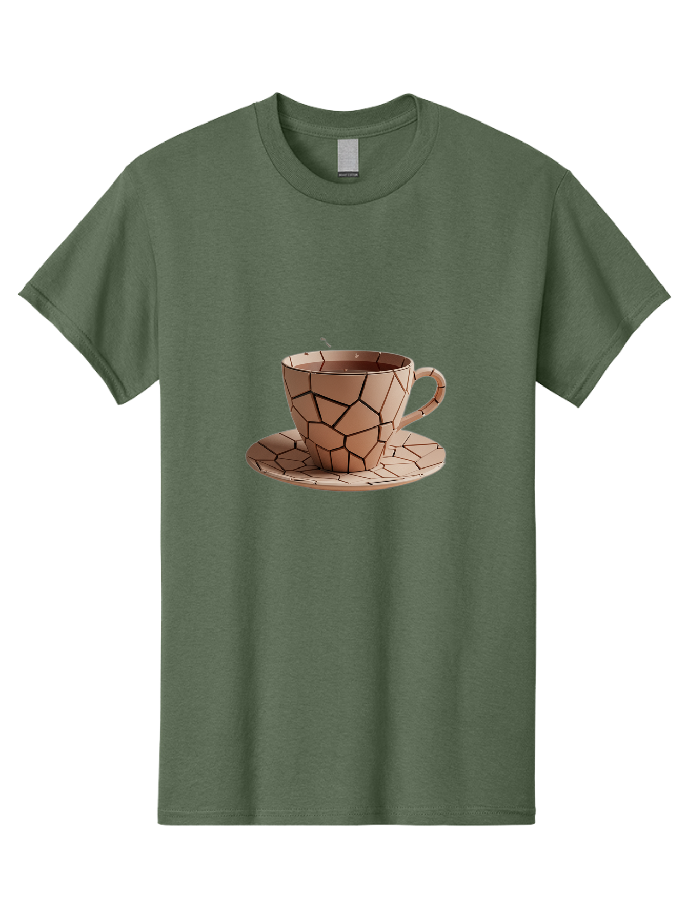 Broken-Beige-Cup Men'S Graphic Tee, 100% Cotton, Comfortable Casual Summer Wear, Machine Washable, Vintage Camera, Old Camera, Antique Camera, Black Camera, Classic Photography, Photography Equipment, Nostalgic Device, Film Camera, Camera Art Bal878