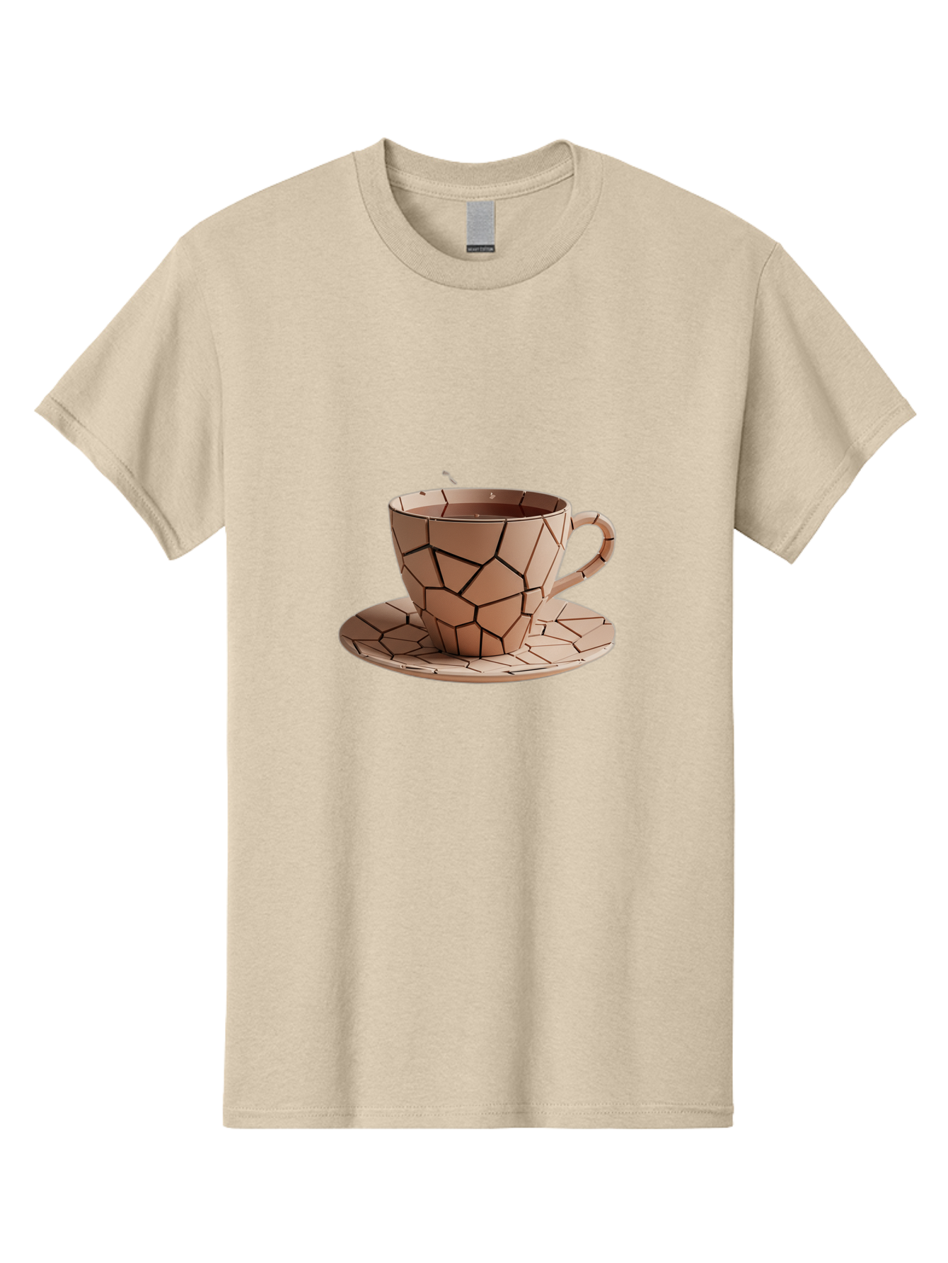 Broken-Beige-Cup Men'S Graphic Tee, 100% Cotton, Comfortable Casual Summer Wear, Machine Washable, Vintage Camera, Old Camera, Antique Camera, Black Camera, Classic Photography, Photography Equipment, Nostalgic Device, Film Camera, Camera Art Bal878