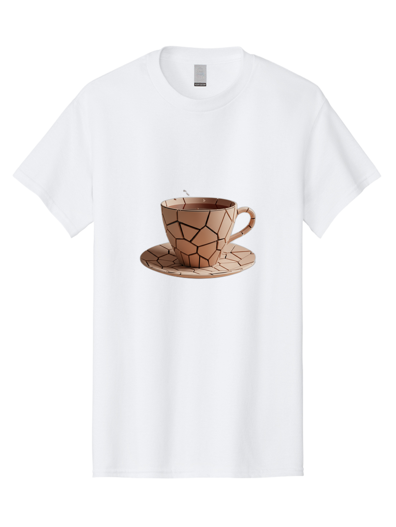Broken-Beige-Cup Men'S Graphic Tee, 100% Cotton, Comfortable Casual Summer Wear, Machine Washable, Vintage Camera, Old Camera, Antique Camera, Black Camera, Classic Photography, Photography Equipment, Nostalgic Device, Film Camera, Camera Art Bal878