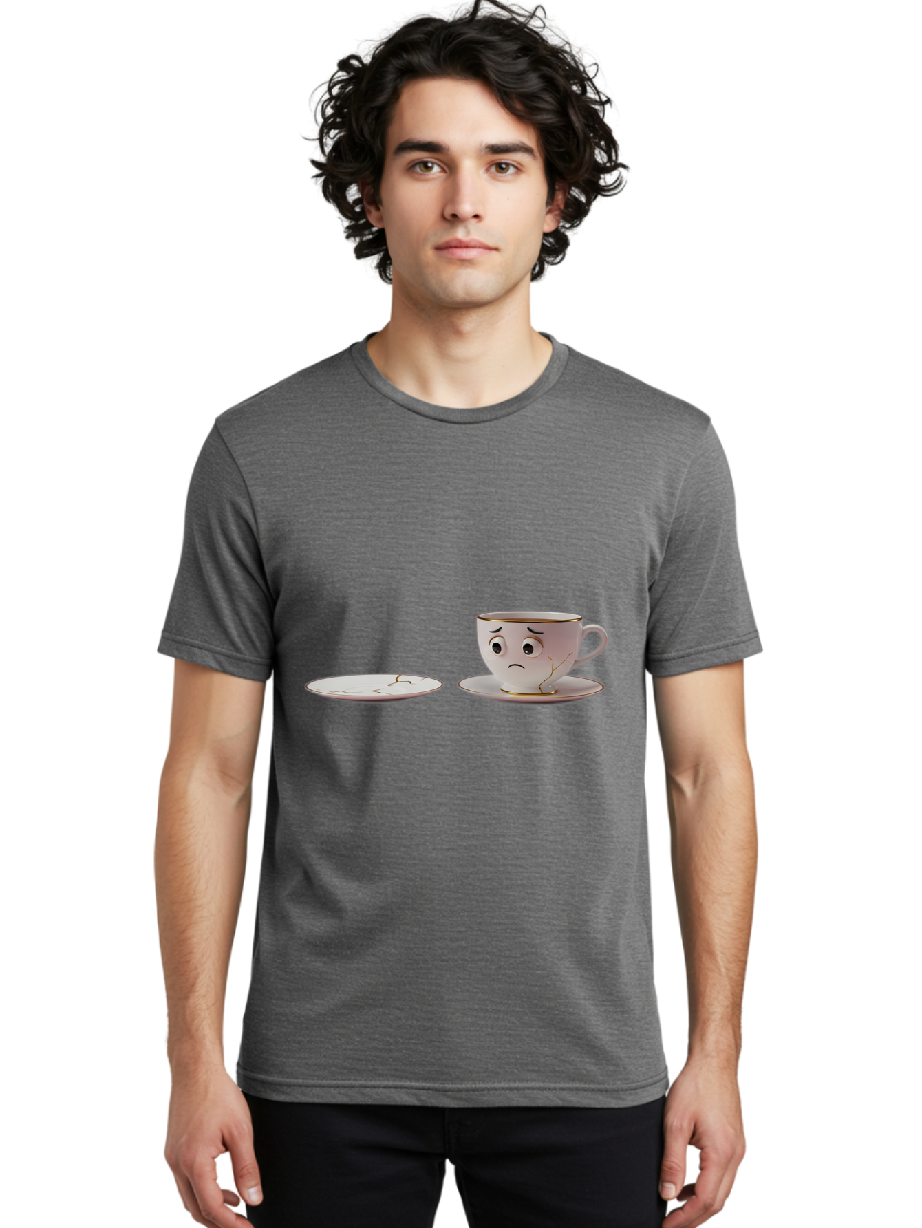 Broken-Cup Men'S Graphic Tee, 100% Cotton, Comfortable Casual Summer Wear, Machine Washable, Vintage Camera, Old Camera, Antique Camera, Black Camera, Classic Photography, Photography Equipment, Nostalgic Device, Film Camera, Camera Art Bal879
