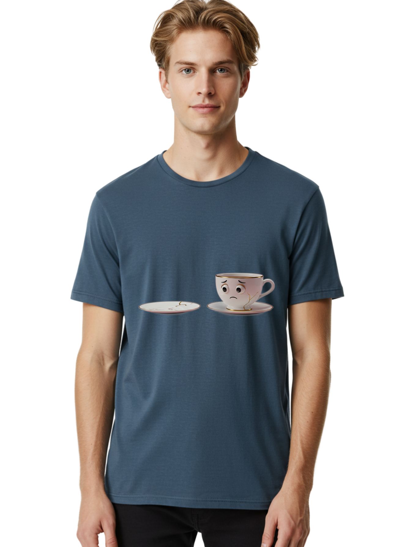 Broken-Cup Men'S Graphic Tee, 100% Cotton, Comfortable Casual Summer Wear, Machine Washable, Vintage Camera, Old Camera, Antique Camera, Black Camera, Classic Photography, Photography Equipment, Nostalgic Device, Film Camera, Camera Art Bal879