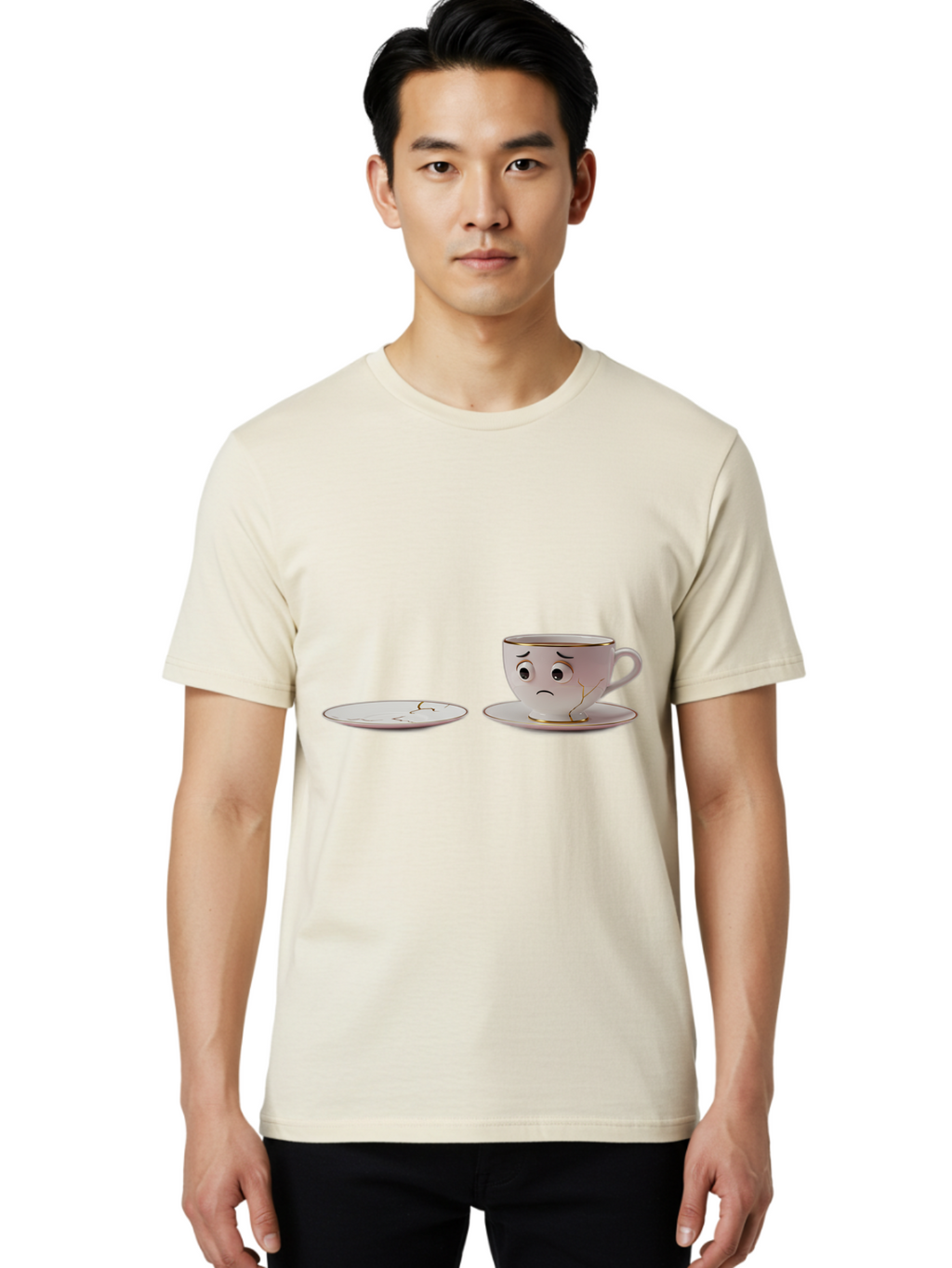 Broken-Cup Men'S Graphic Tee, 100% Cotton, Comfortable Casual Summer Wear, Machine Washable, Vintage Camera, Old Camera, Antique Camera, Black Camera, Classic Photography, Photography Equipment, Nostalgic Device, Film Camera, Camera Art Bal879