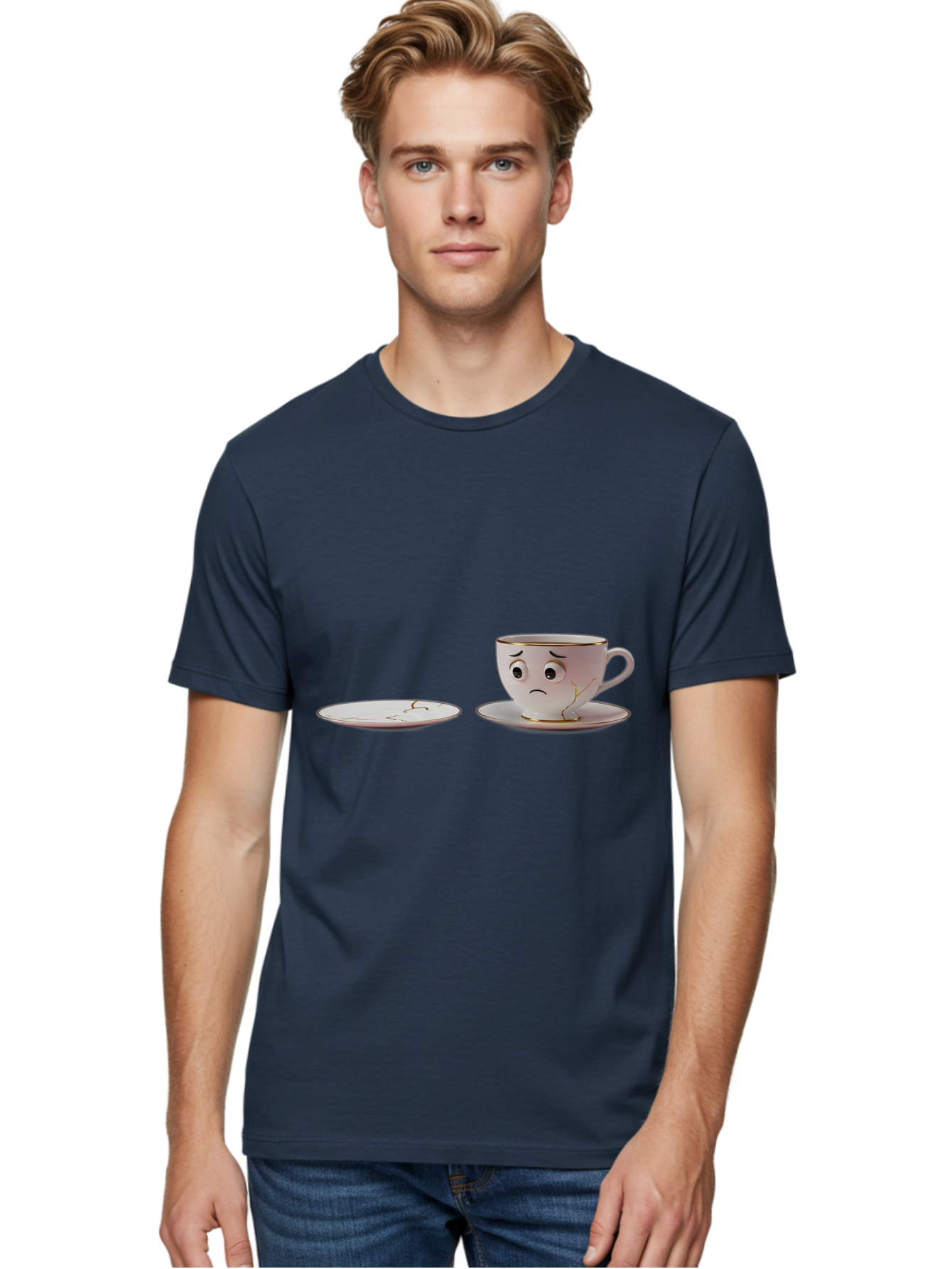 Broken-Cup Men'S Graphic Tee, 100% Cotton, Comfortable Casual Summer Wear, Machine Washable, Vintage Camera, Old Camera, Antique Camera, Black Camera, Classic Photography, Photography Equipment, Nostalgic Device, Film Camera, Camera Art Bal879