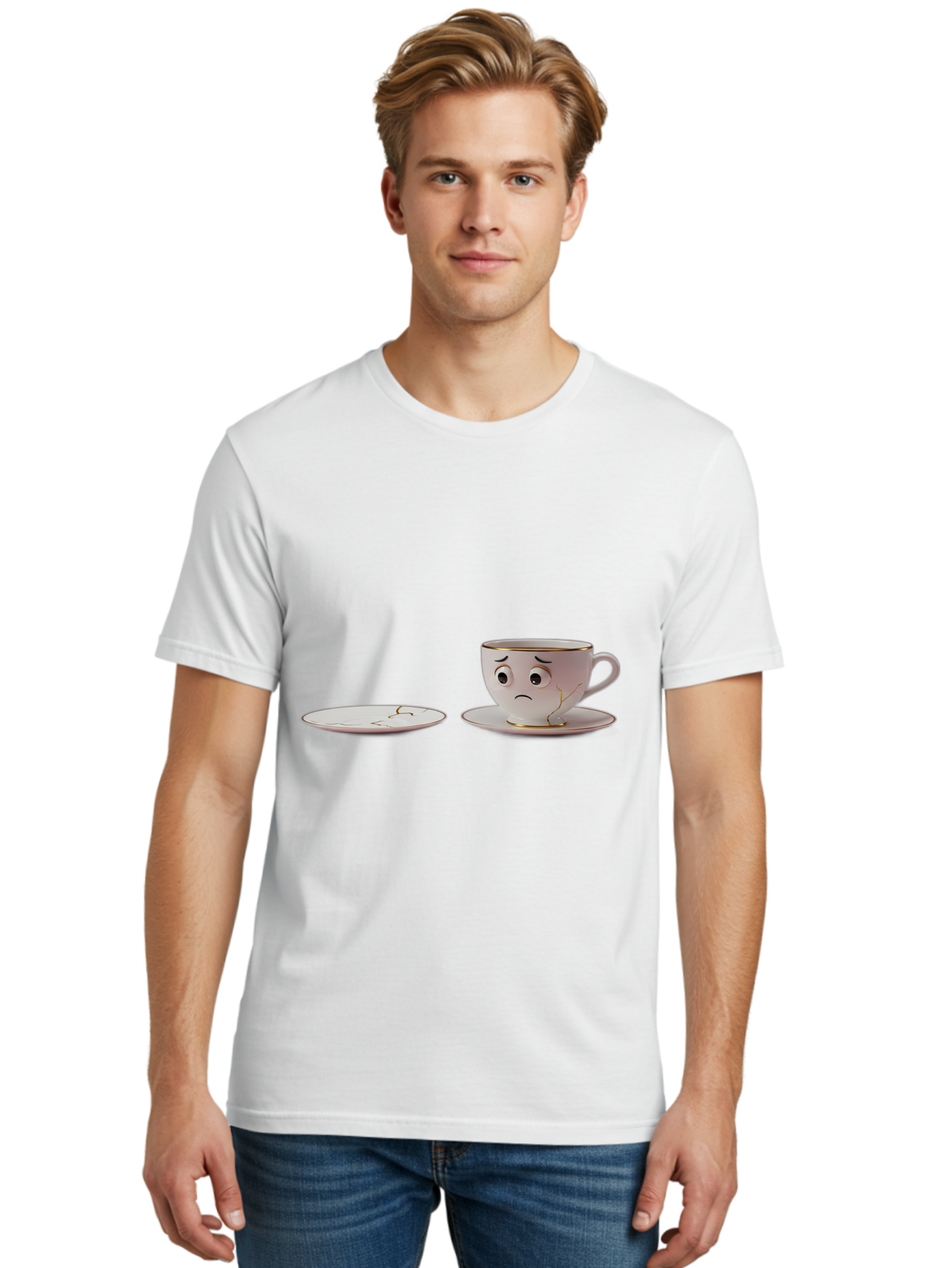 Broken-Cup Men'S Graphic Tee, 100% Cotton, Comfortable Casual Summer Wear, Machine Washable, Vintage Camera, Old Camera, Antique Camera, Black Camera, Classic Photography, Photography Equipment, Nostalgic Device, Film Camera, Camera Art Bal879