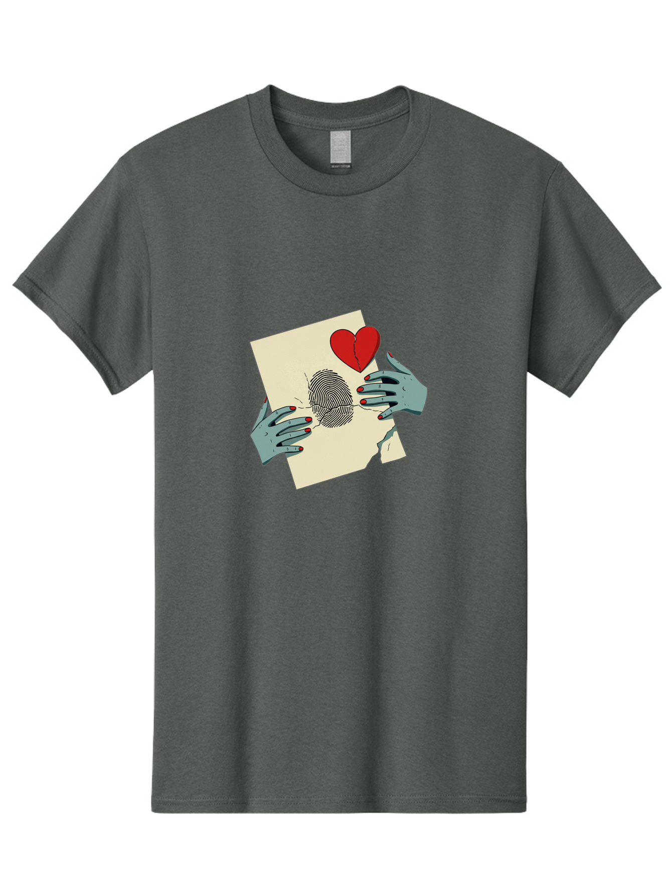Broken-Heart-Fingerprint Men'S Graphic Tee, 100% Cotton, Comfortable Casual Summer Wear, Machine Washable, Vintage Camera, Old Camera, Antique Camera, Black Camera, Classic Photography, Photography Equipment, Nostalgic Device, Film Camera, Bal880