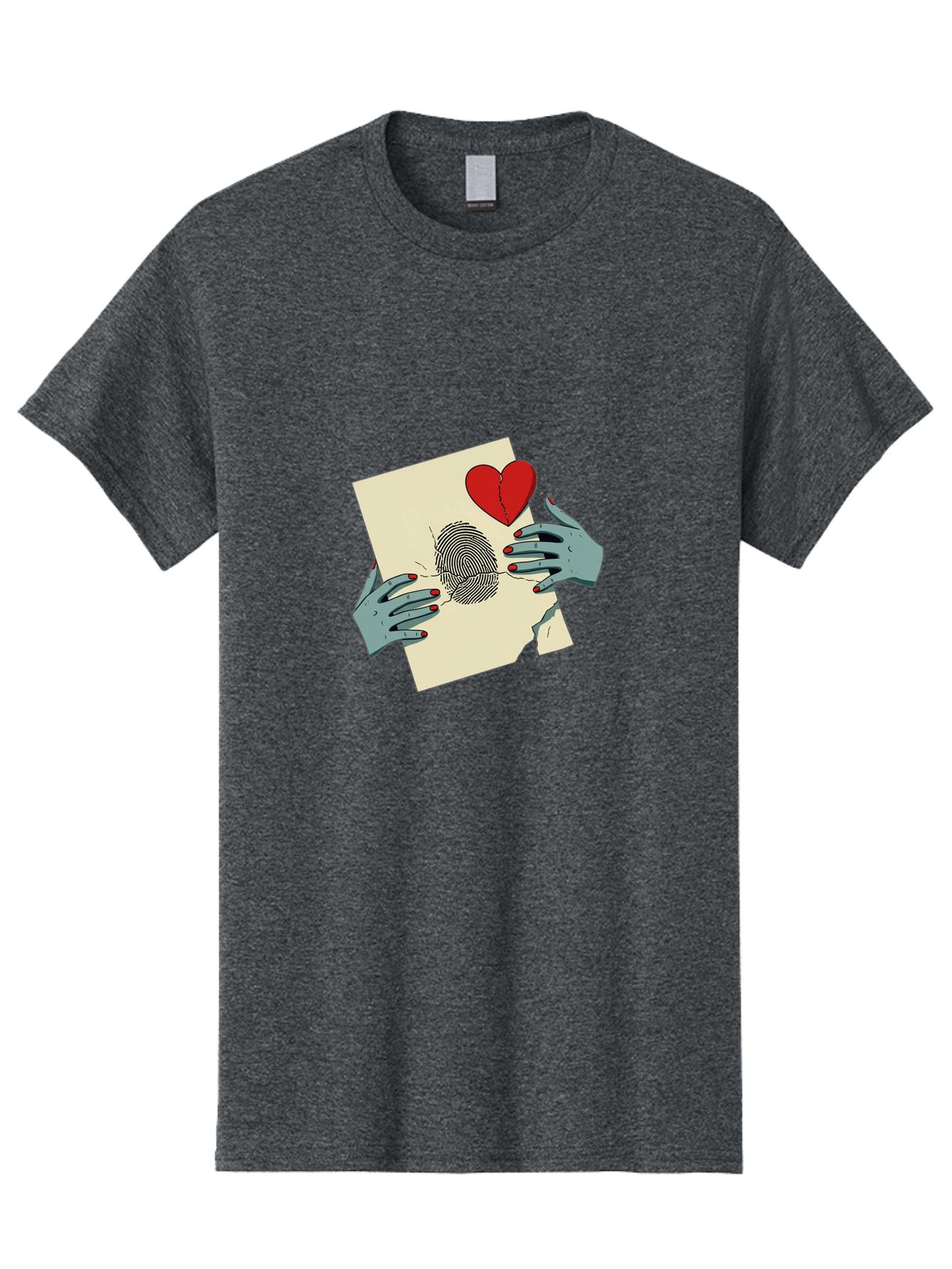 Broken-Heart-Fingerprint Men'S Graphic Tee, 100% Cotton, Comfortable Casual Summer Wear, Machine Washable, Vintage Camera, Old Camera, Antique Camera, Black Camera, Classic Photography, Photography Equipment, Nostalgic Device, Film Camera, Bal880