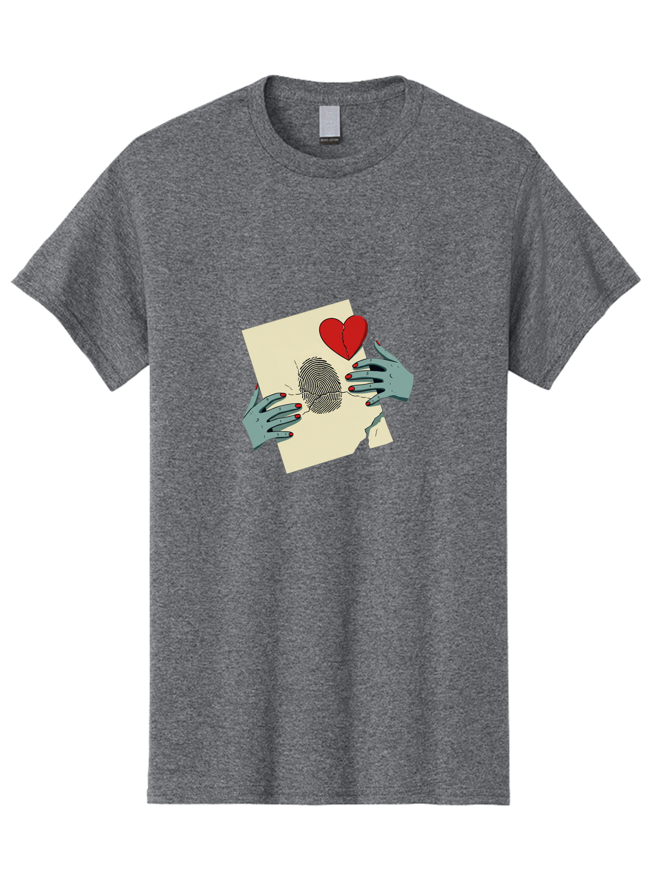 Broken-Heart-Fingerprint Men'S Graphic Tee, 100% Cotton, Comfortable Casual Summer Wear, Machine Washable, Vintage Camera, Old Camera, Antique Camera, Black Camera, Classic Photography, Photography Equipment, Nostalgic Device, Film Camera, Bal880