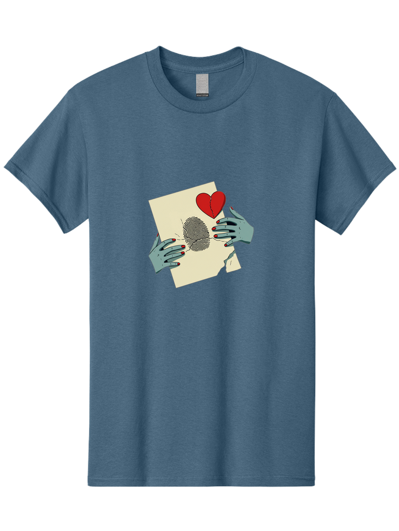 Broken-Heart-Fingerprint Men'S Graphic Tee, 100% Cotton, Comfortable Casual Summer Wear, Machine Washable, Vintage Camera, Old Camera, Antique Camera, Black Camera, Classic Photography, Photography Equipment, Nostalgic Device, Film Camera, Bal880